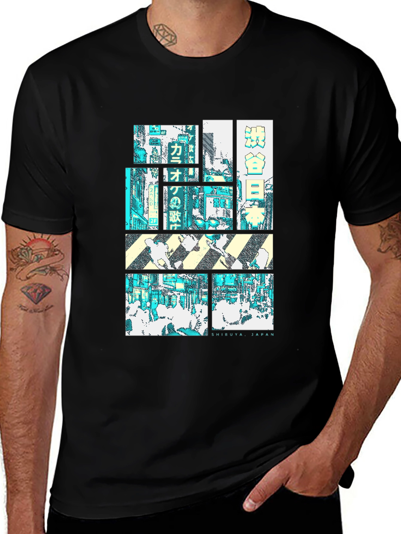 Variant 2 of Shibuya Japan Graphic Tee - Urban Style Shirt