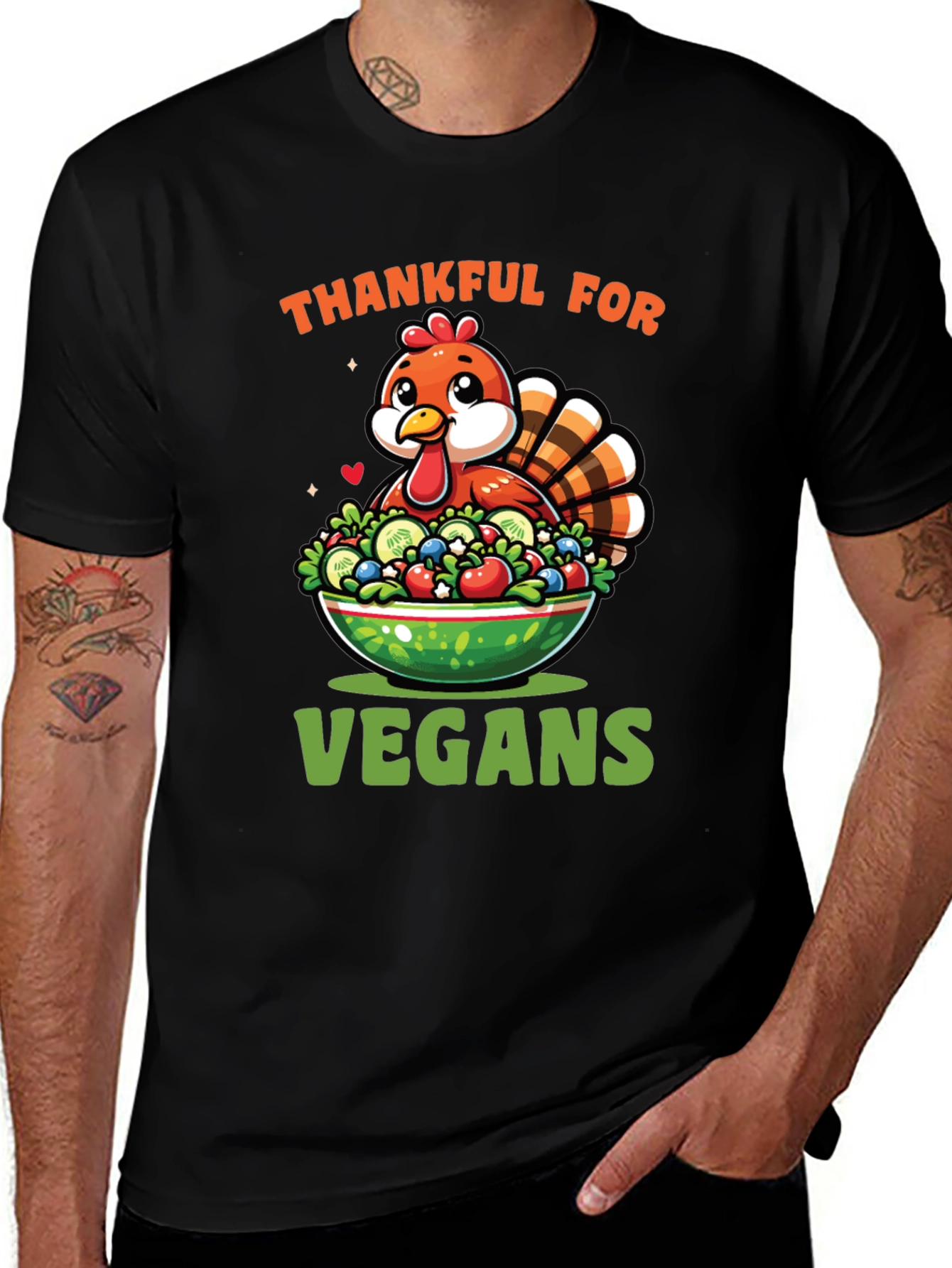 Variant 22 of Thankful for Vegans T-Shirt