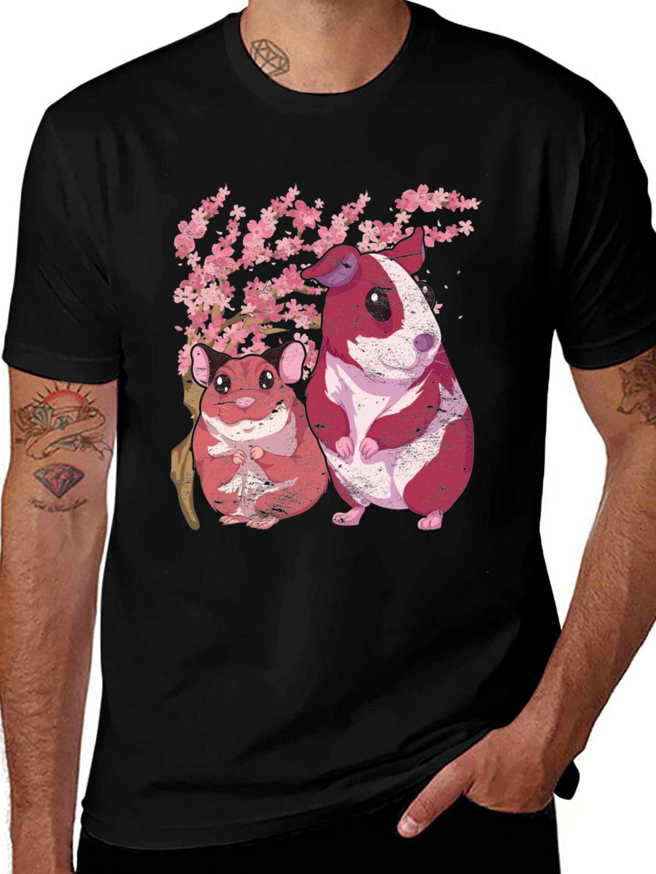 Hamster & Guinea Pig Cherry Blossom Tee