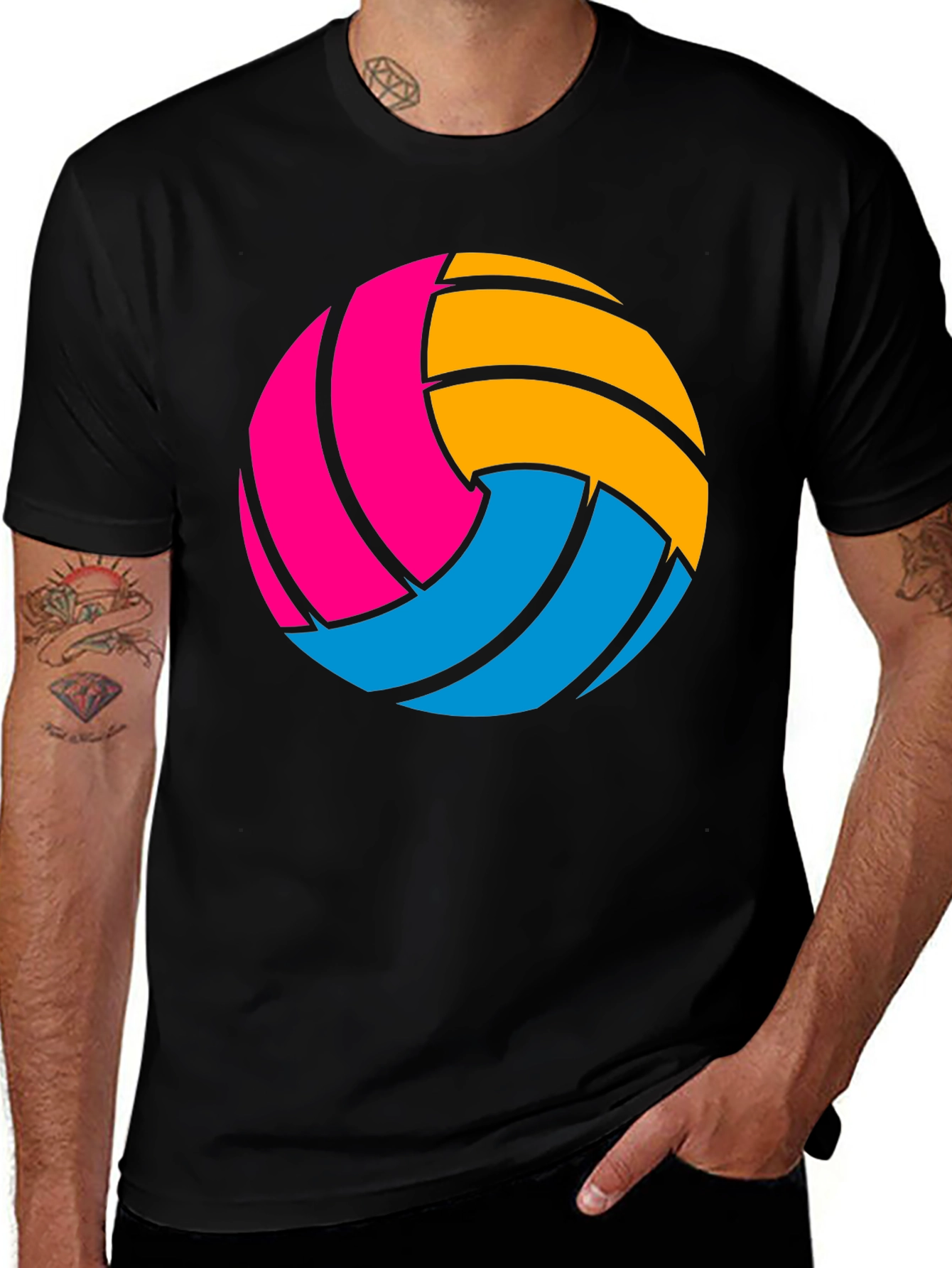 Variant 26 of Volleyball Graphic Tee - Stylish Comfort