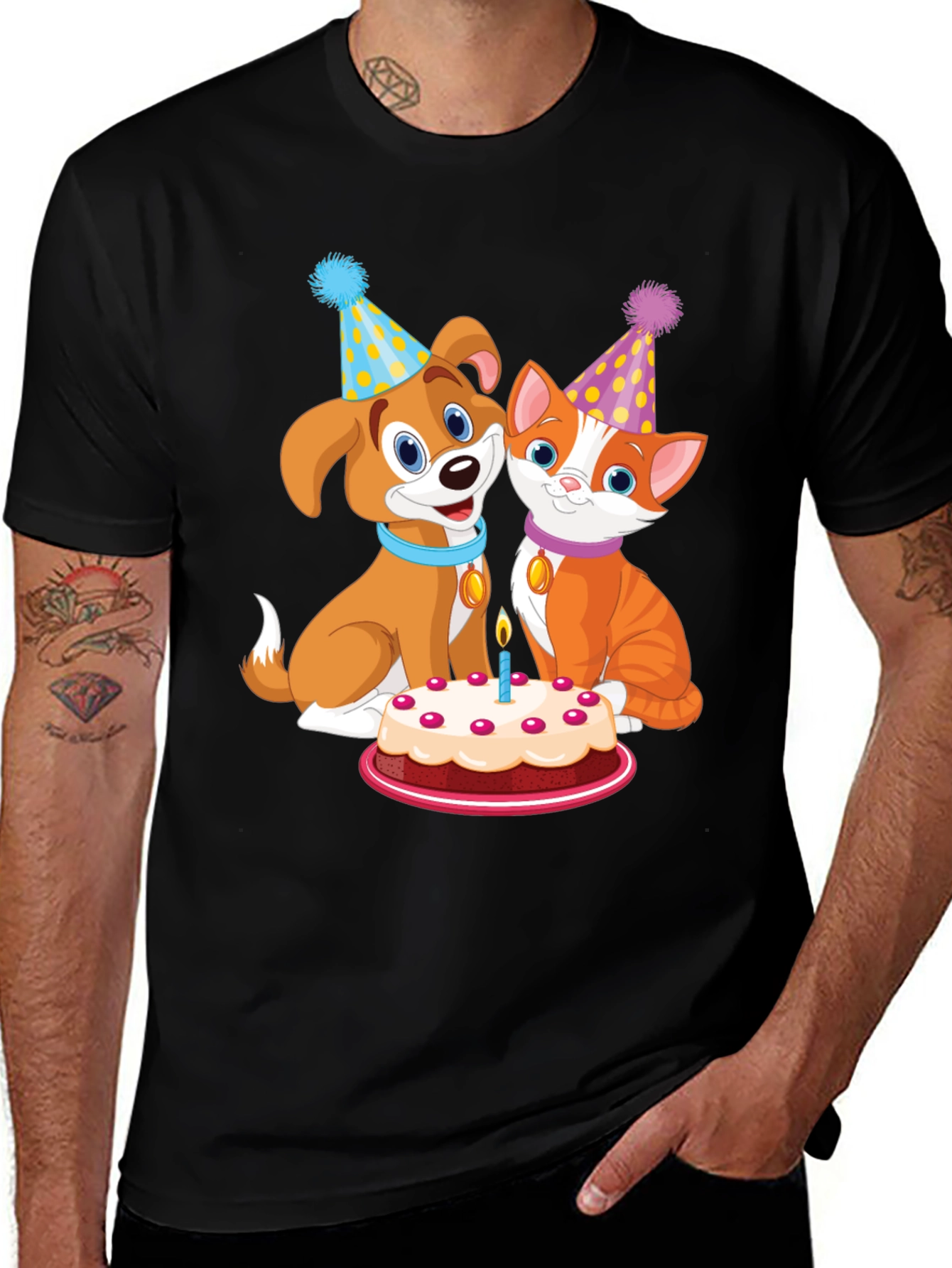 Birthday Pup & Kitty T-Shirt