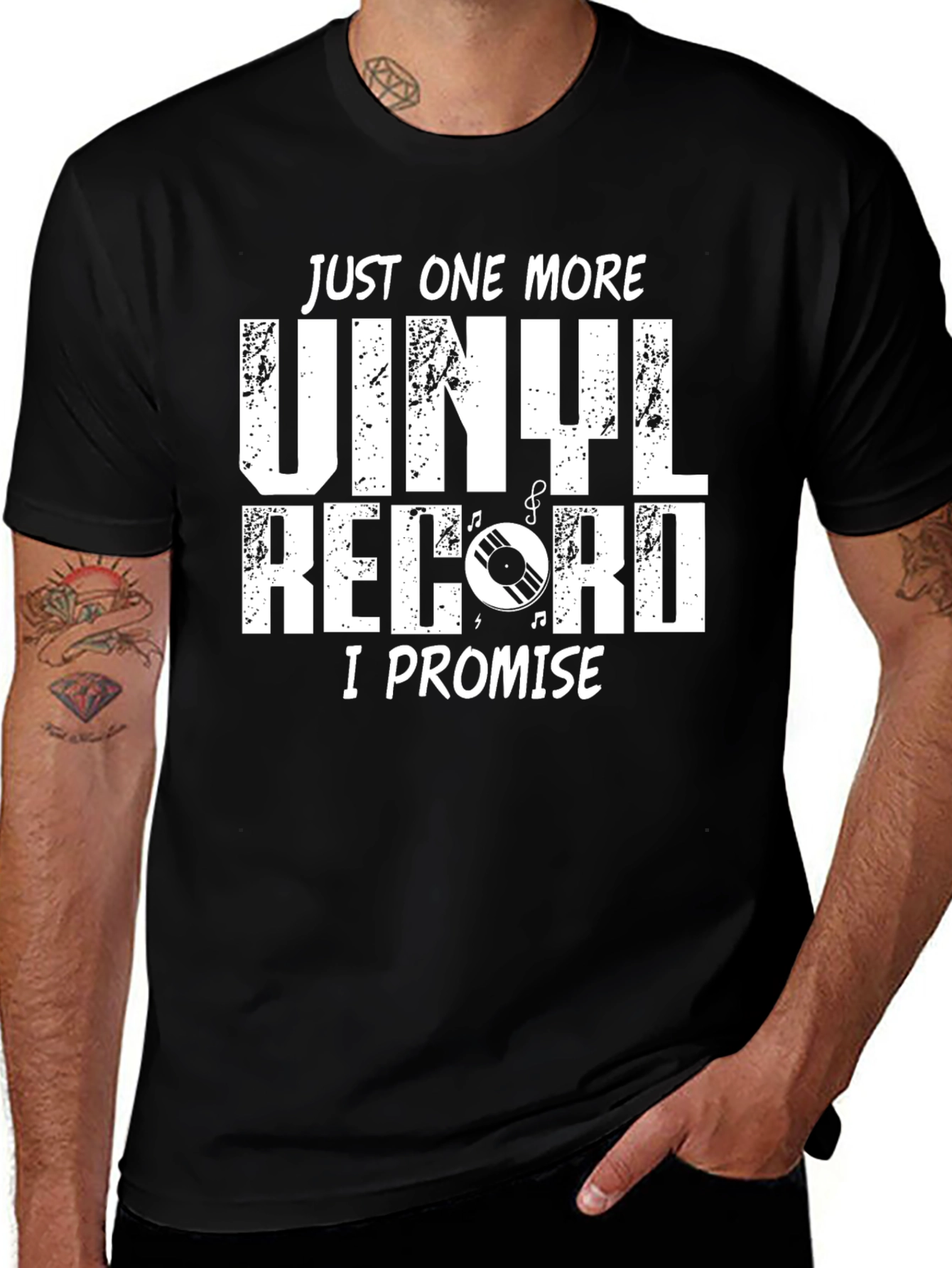 Variant 13 of Just One More Vinyl Record T-Shirt - Music Lover Tee