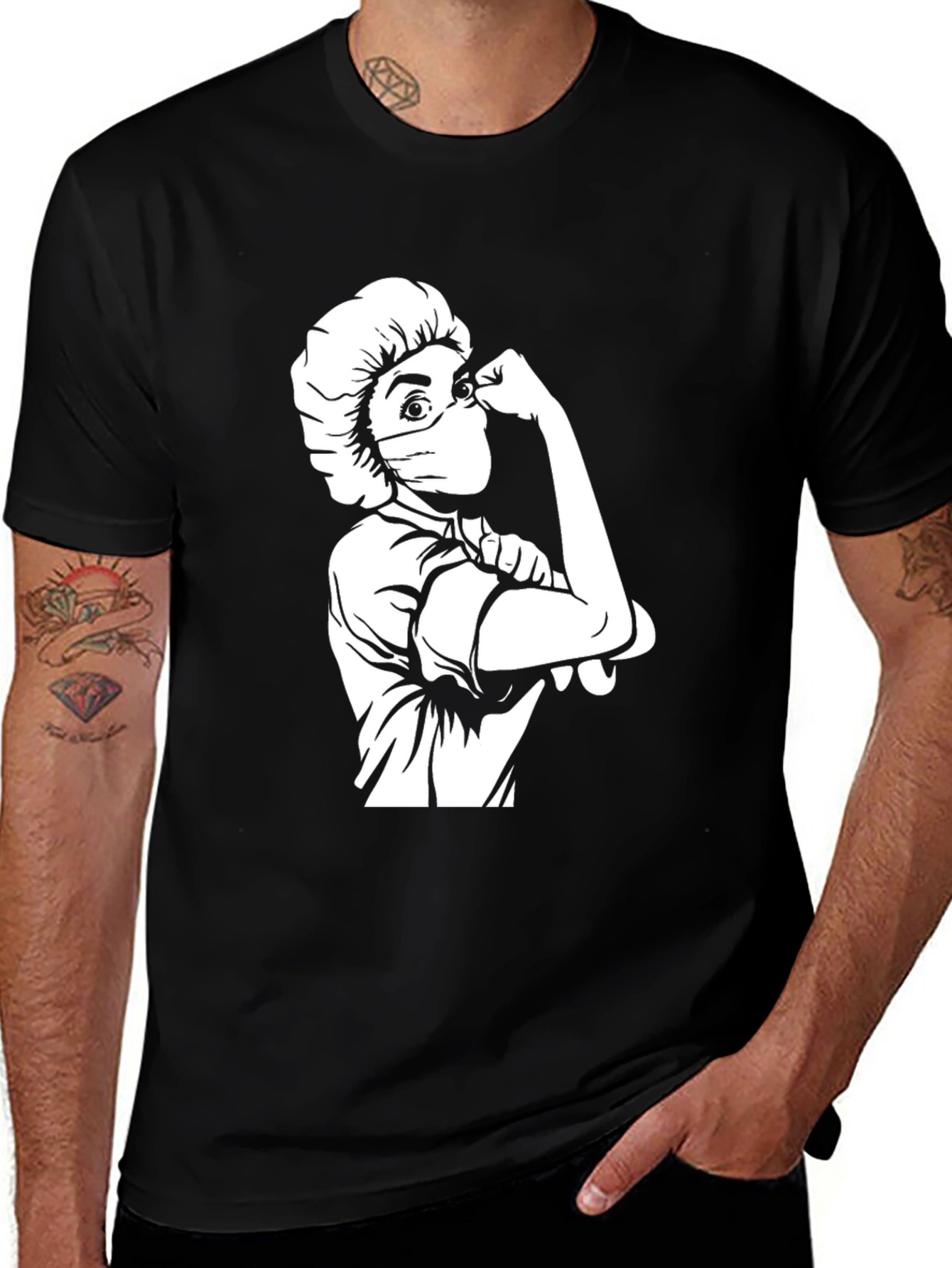 Variant 8 of We Can Do It Nurse T-Shirt