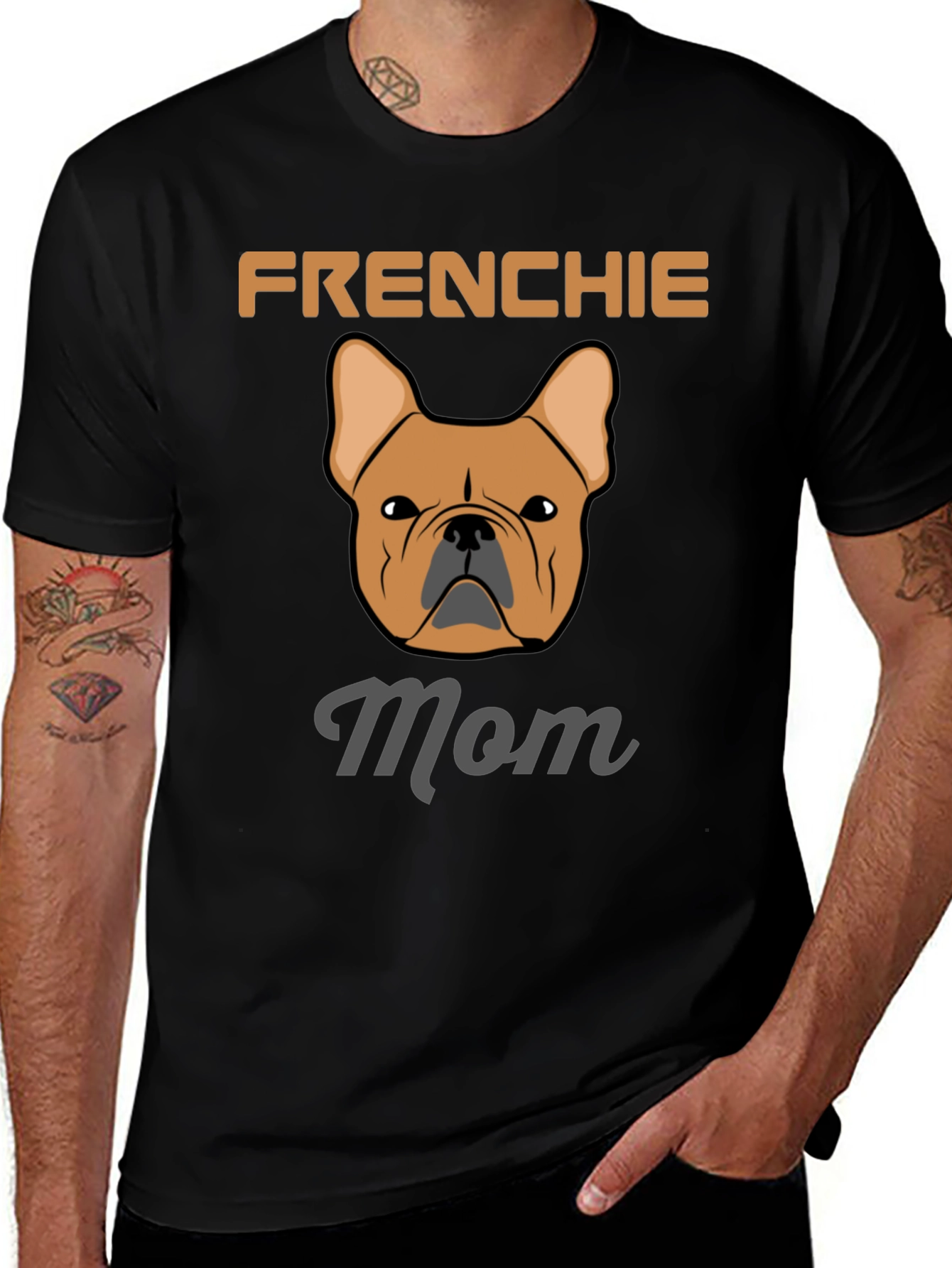 Frenchie Mom T-Shirt - French Bulldog Lover Tee