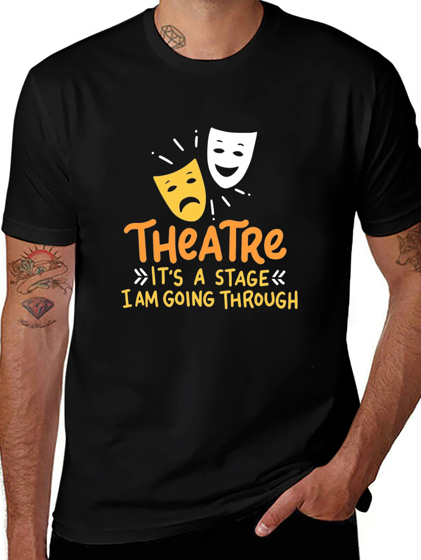 Variant 15 of Theatre Stage T-Shirt, Funny Acting Tee, Drama Shirt