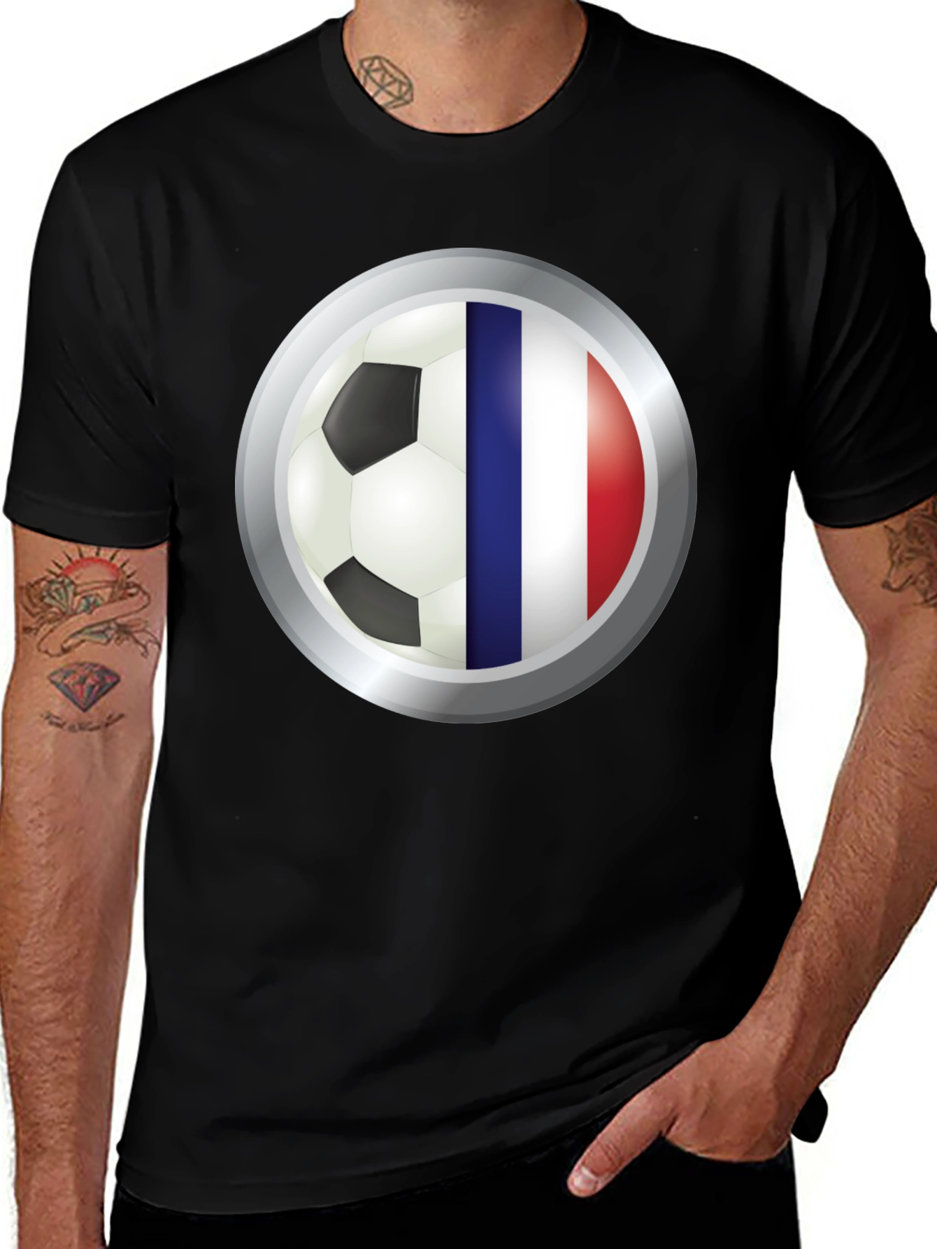 Variant 4 of France Soccer Fan T-Shirt - Stylish Football Tee