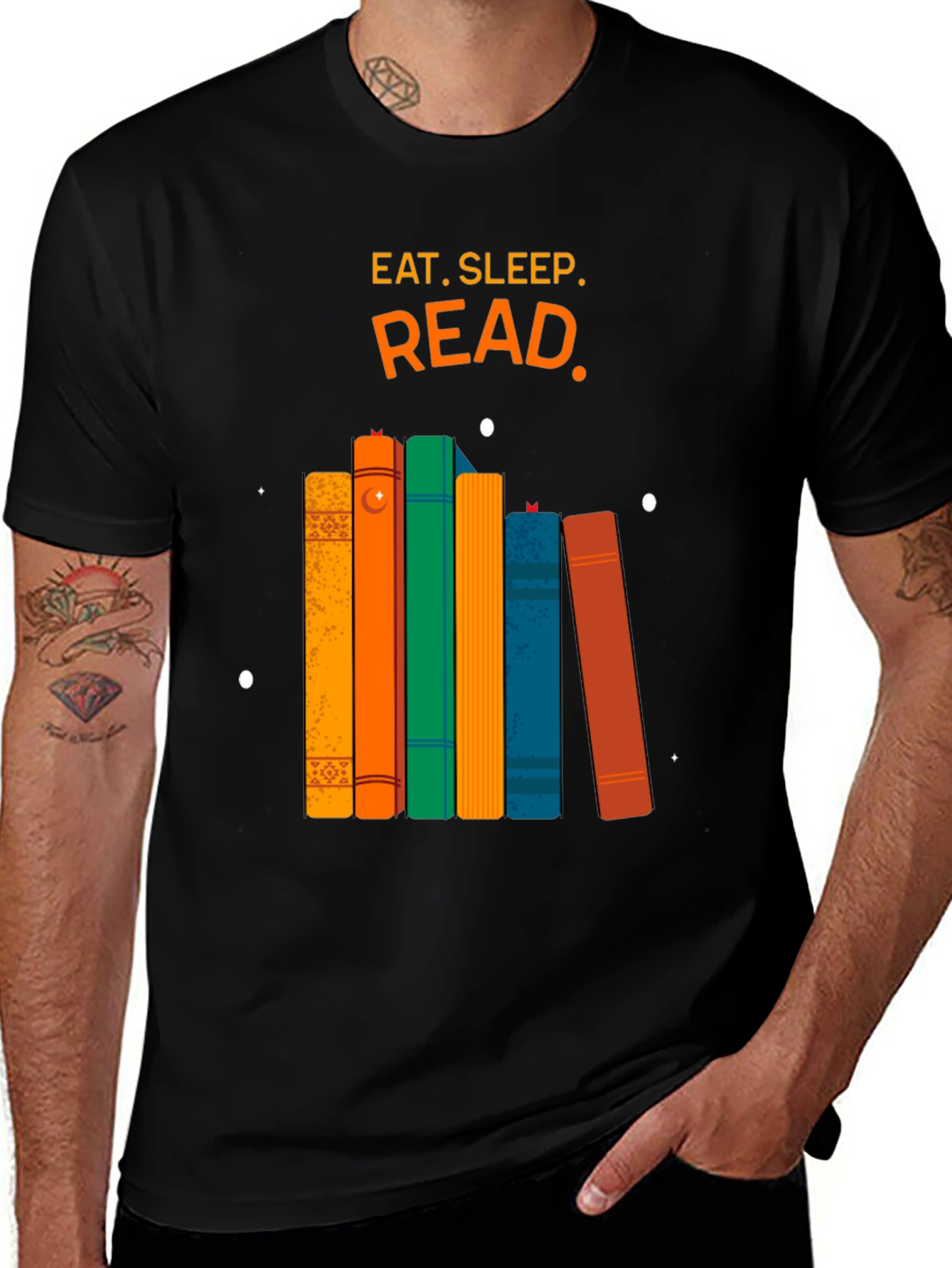 Variant 11 of Eat Sleep Read T-Shirt - Book Lover Tee
