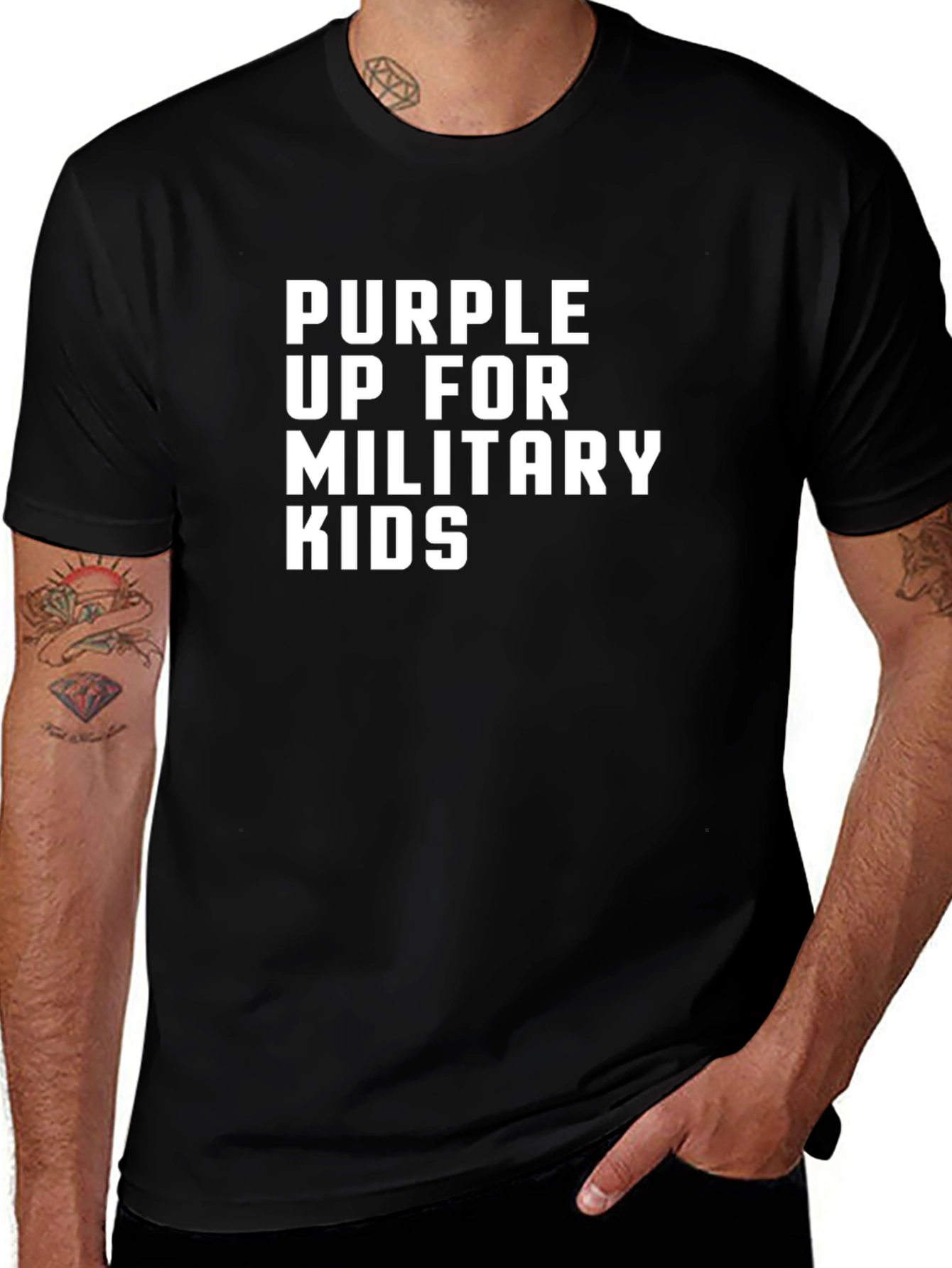 Purple Up for Military Kids T-Shirt