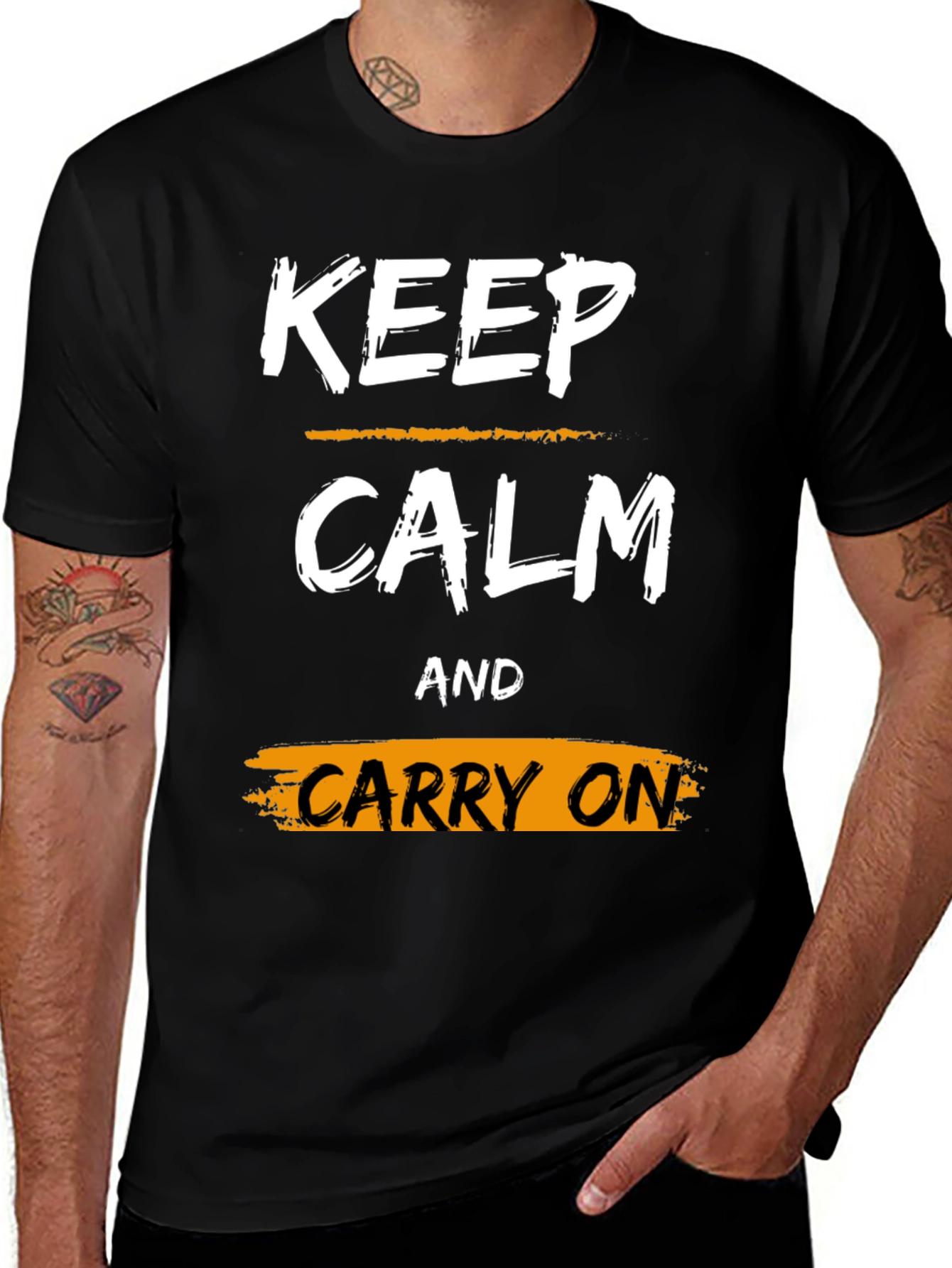 Keep Calm and Carry On T-Shirt - Graphic Tee