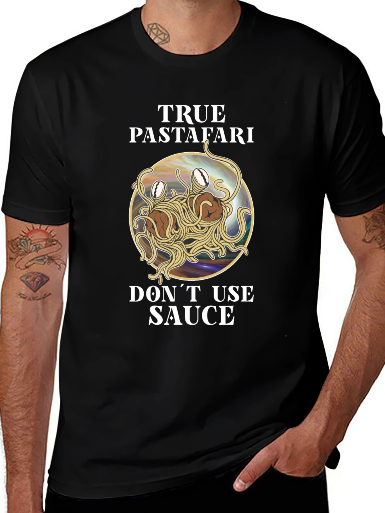 True Pastafari T-Shirt - Flying Spaghetti Monster Tee