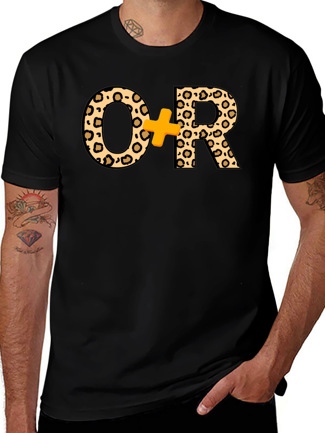 Variant 24 of Leopard Print OR Graphic Tee