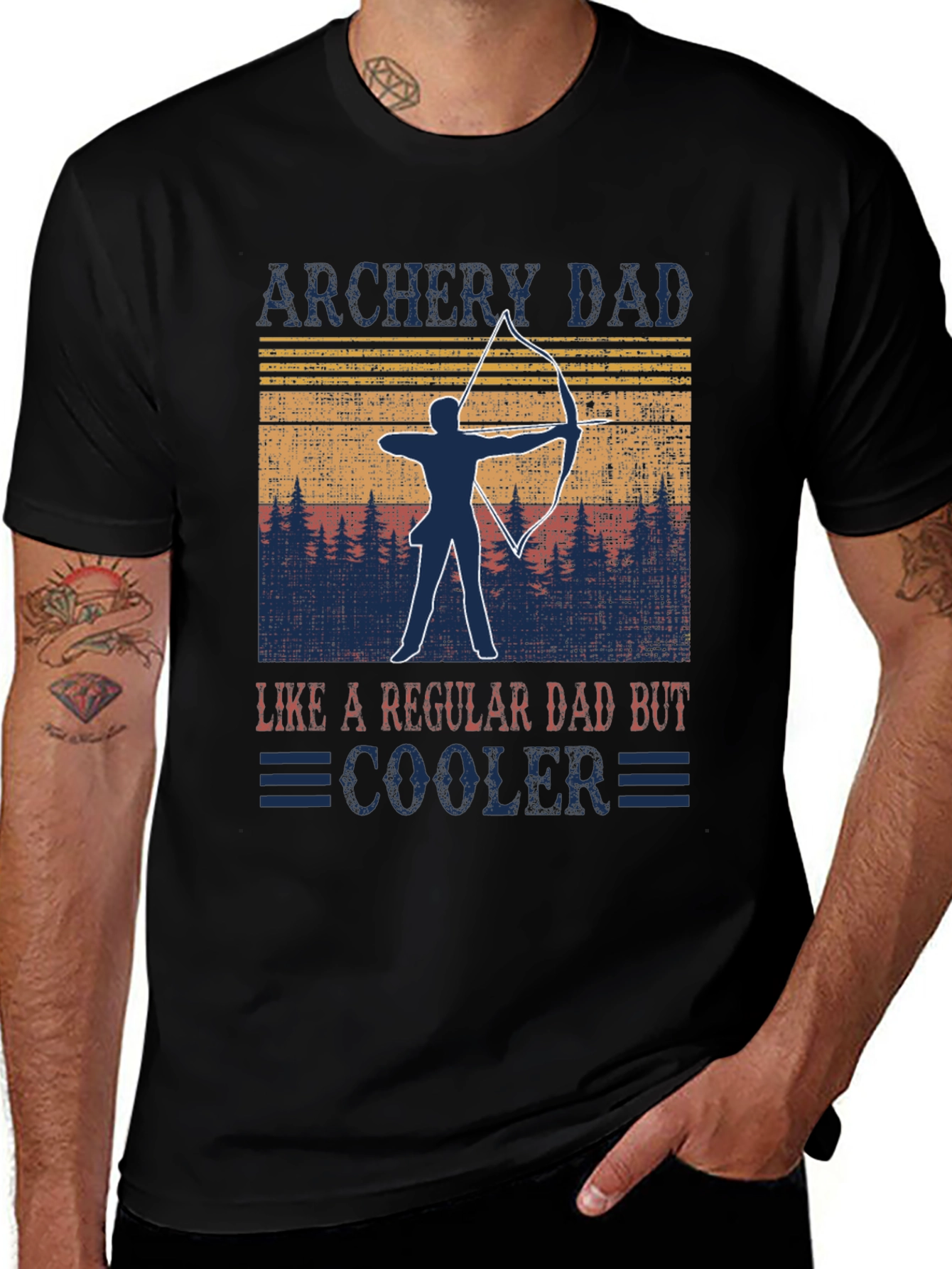 Variant 18 of Archery Dad T-Shirt - Cool Dad Design