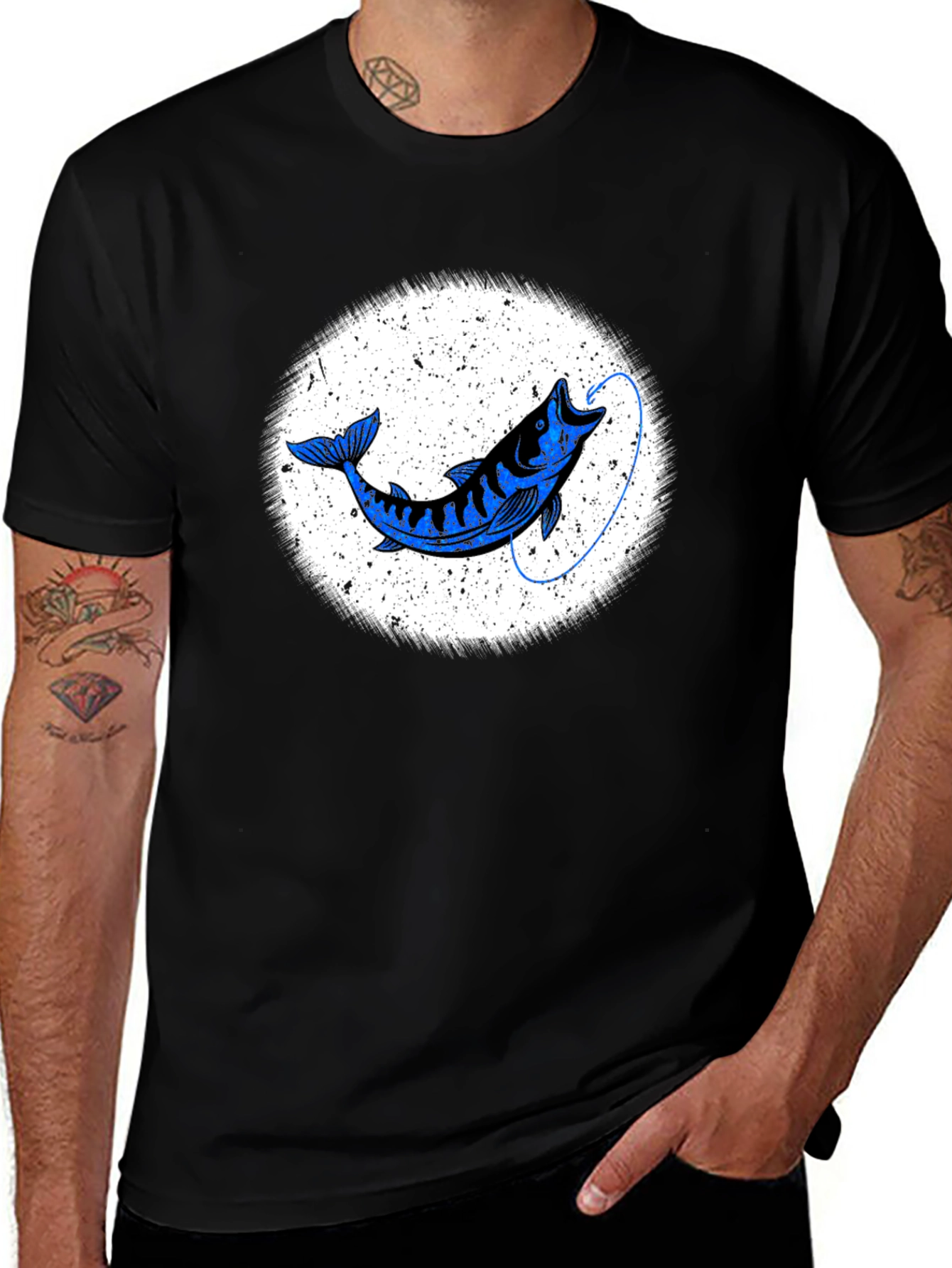 Variant 6 of Bass Fishing T-Shirt - Unique Graphic Tee
