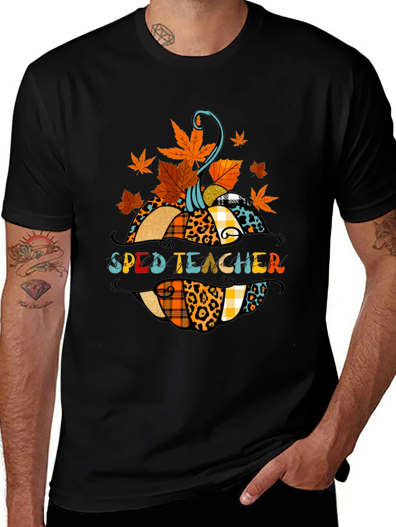 SPED Teacher Fall Pumpkin T-Shirt