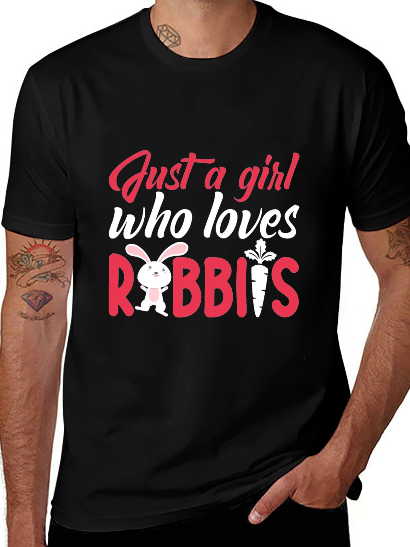Variant 4 of Just A Girl Who Loves Rabbits T-Shirt