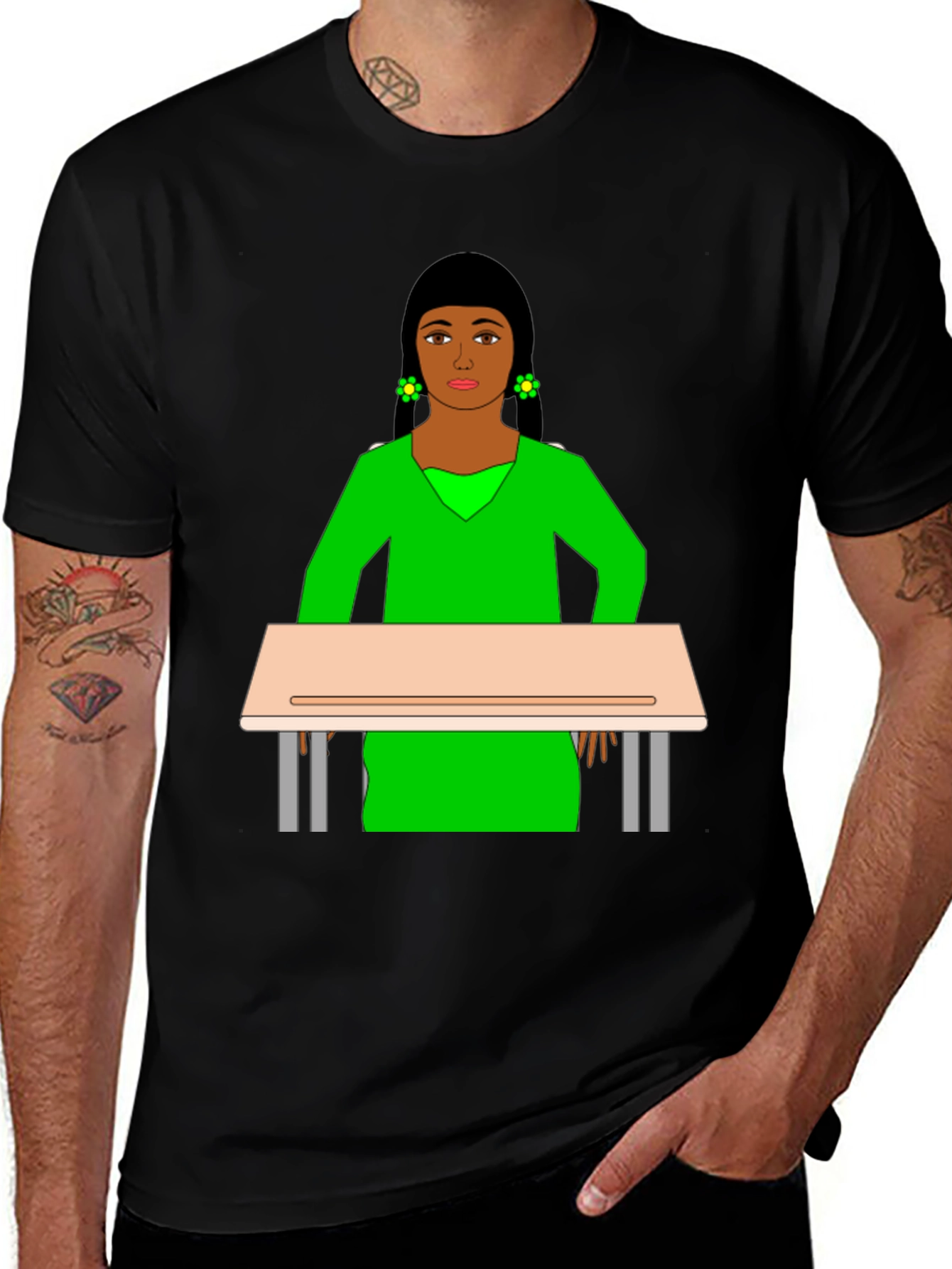 Variant 8 of Student Desk Graphic Tee