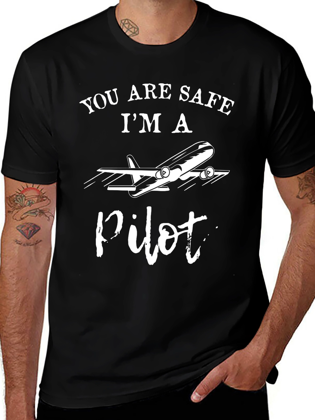 Variant 22 of You Are Safe I'm a Pilot T-Shirt