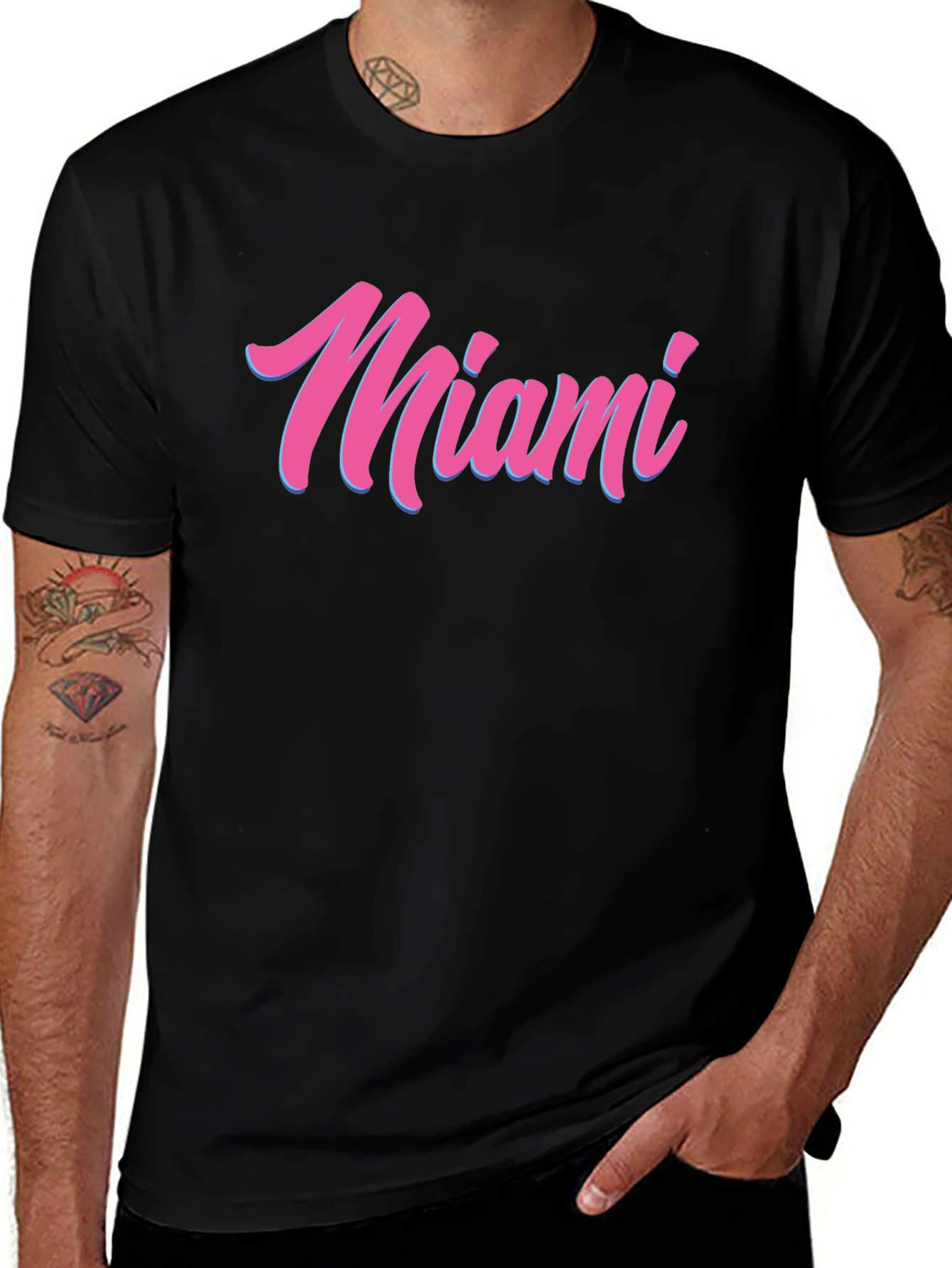 Miami Script T-Shirt - Retro Style Tee