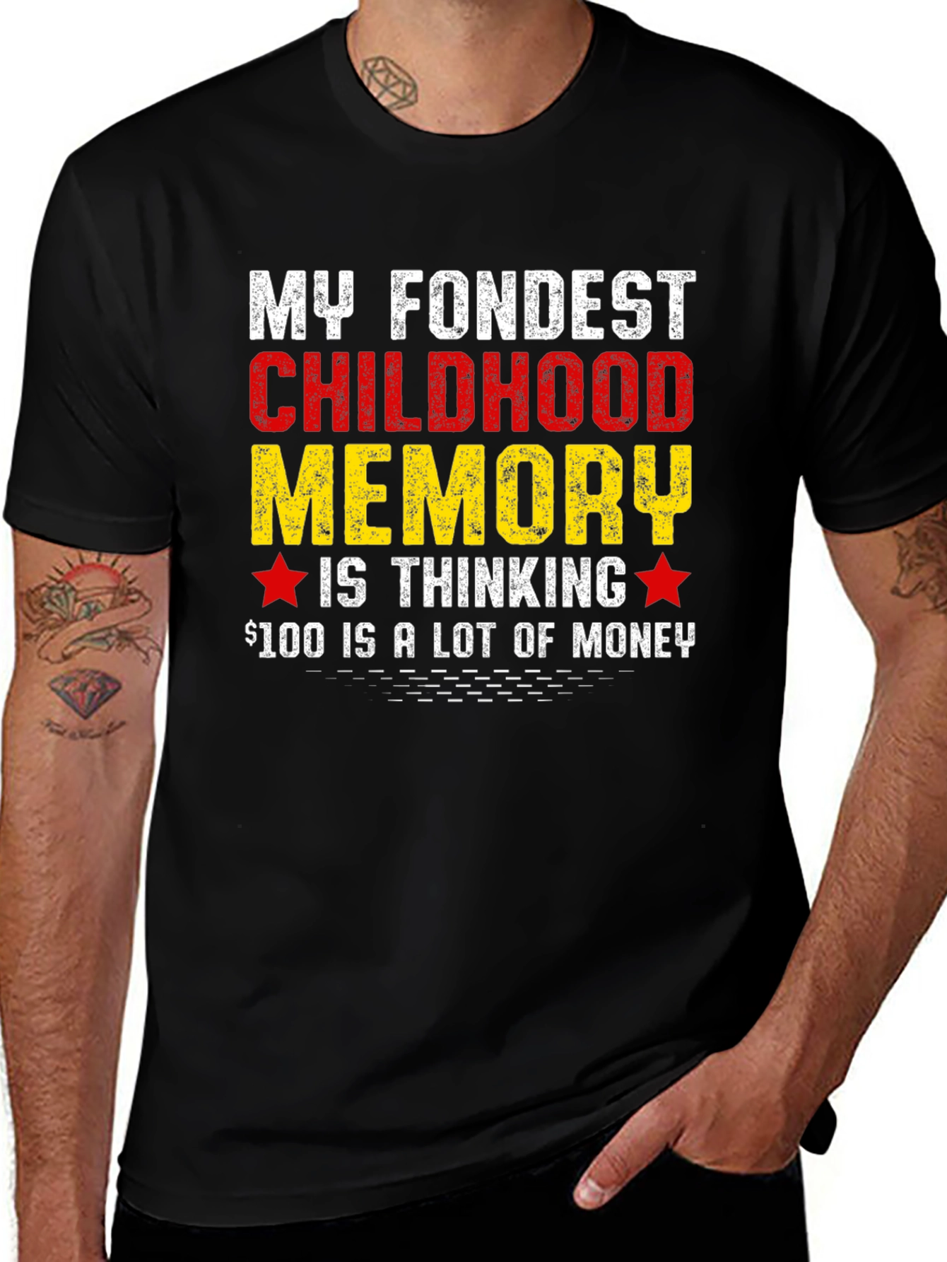 Variant 27 of Childhood Memory T-Shirt Funny Saying Tee