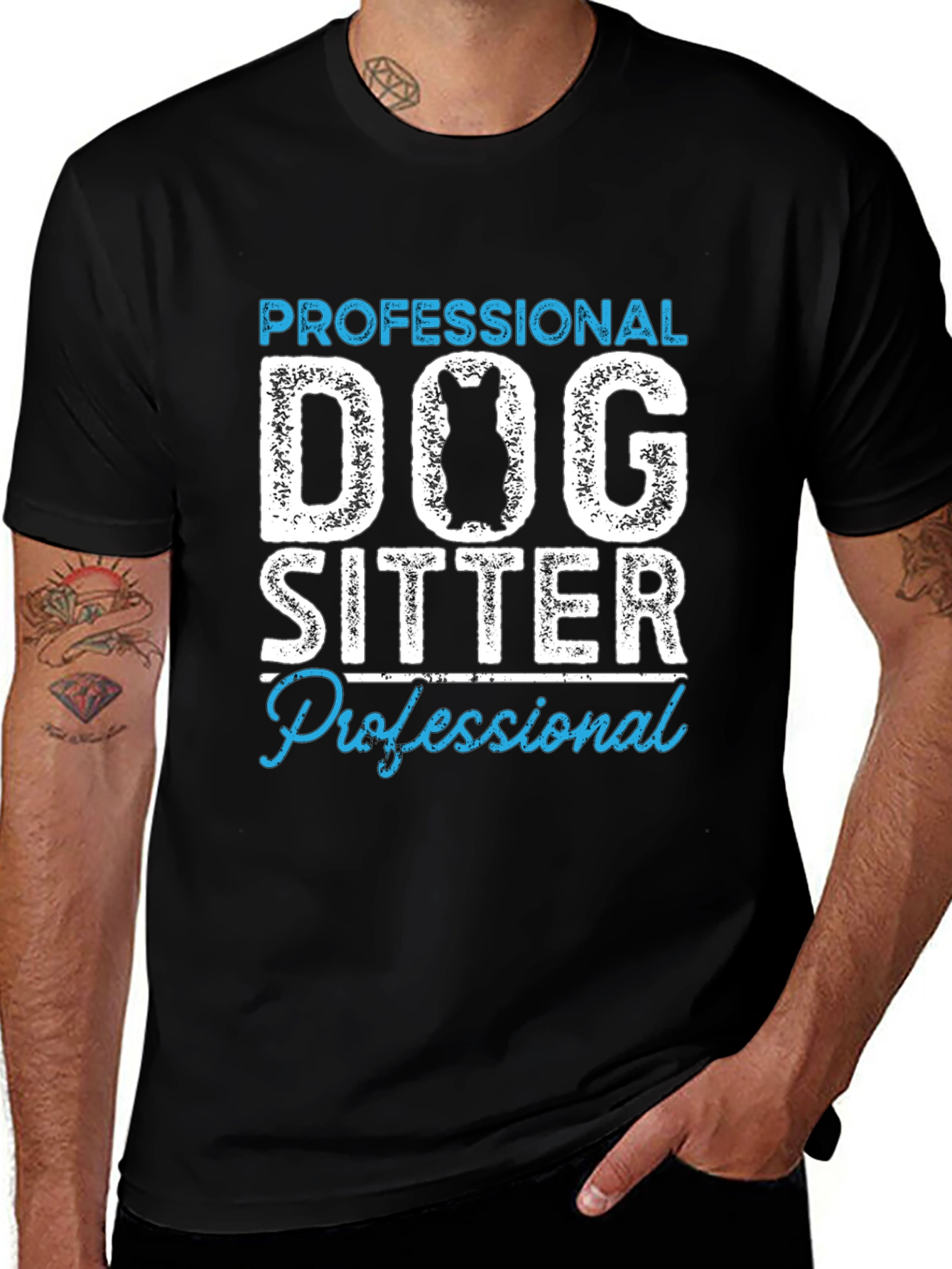 Professional Dog Sitter Graphic Tee