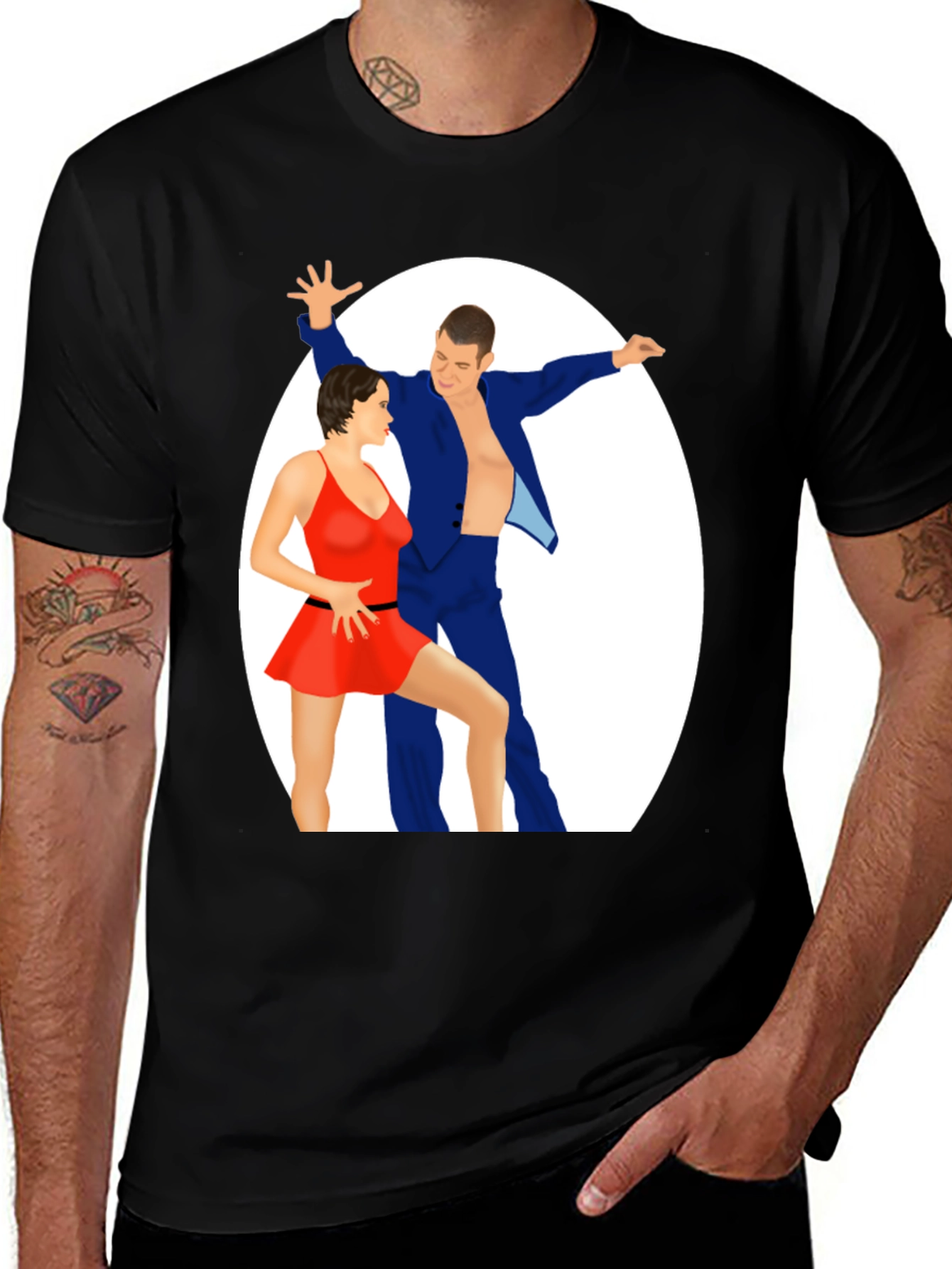Variant 24 of Dancing Couple Graphic Tee