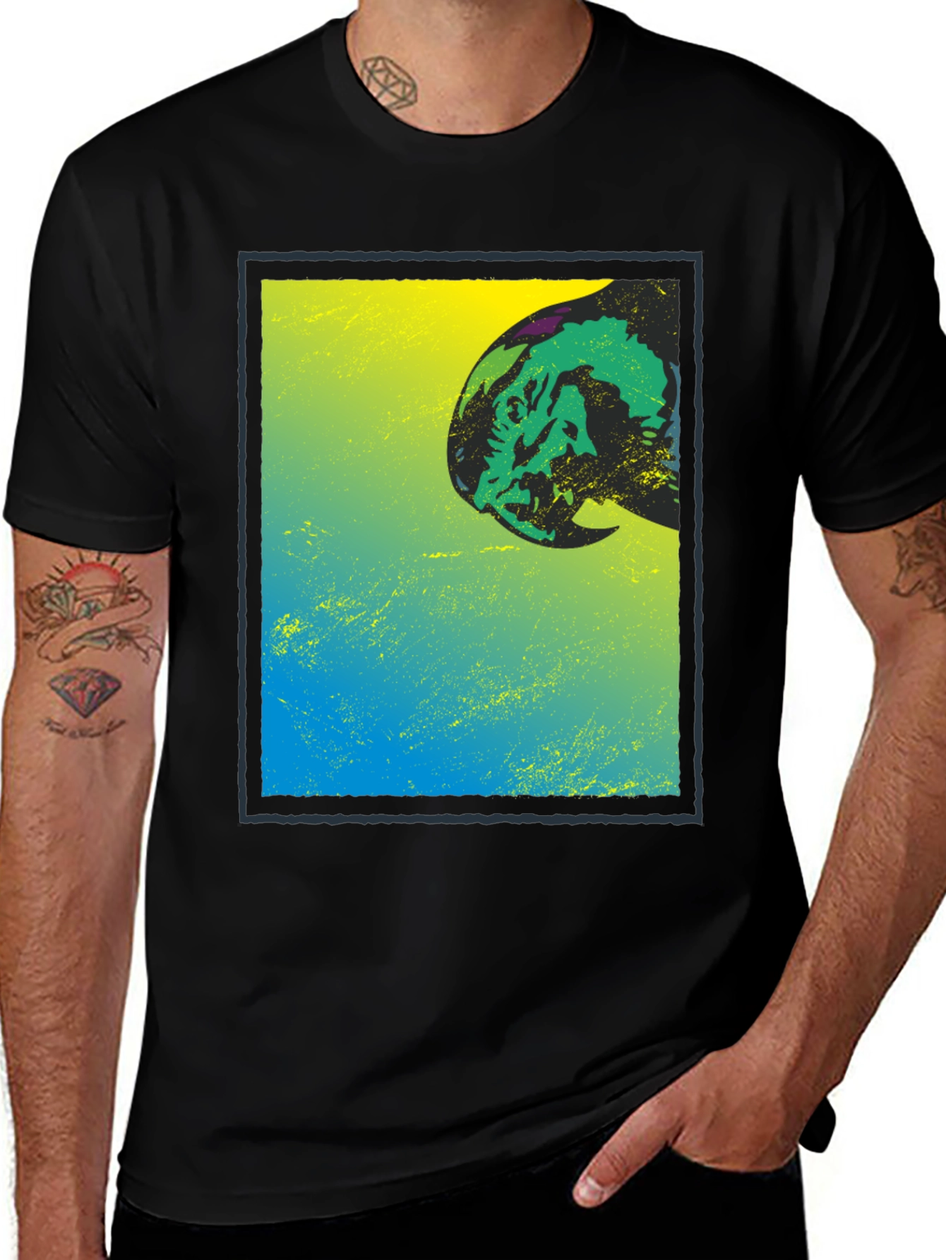 Variant 16 of Abstract Parrot Graphic T-Shirt