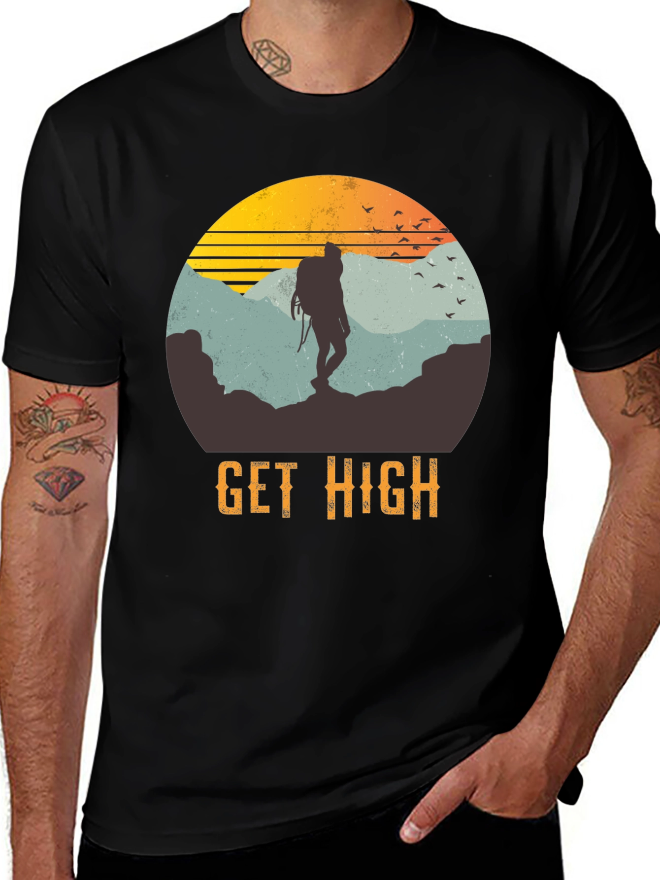 Variant 16 of Get High Hiker T-Shirt