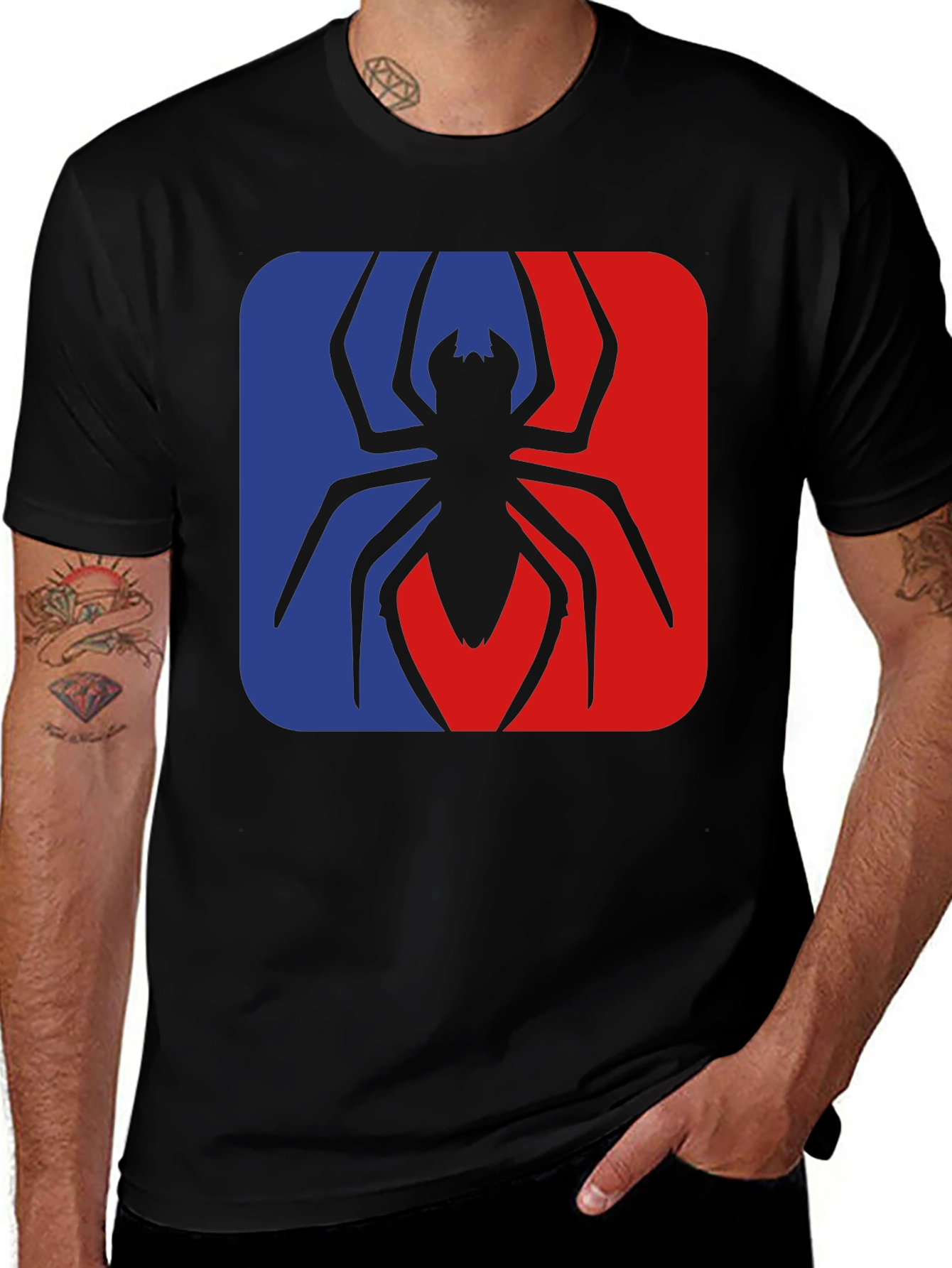 Variant 27 of Spider Emblem Graphic Tee