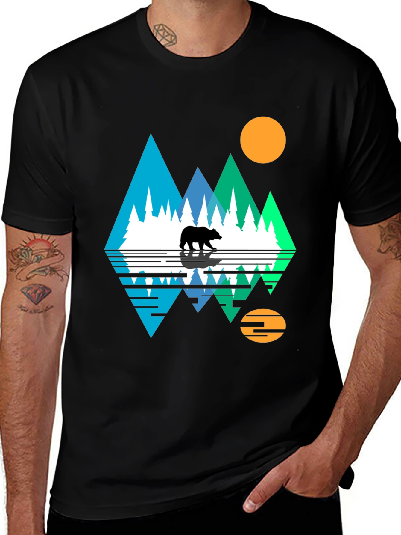 Variant 10 of Bear Mountain Graphic T-Shirt