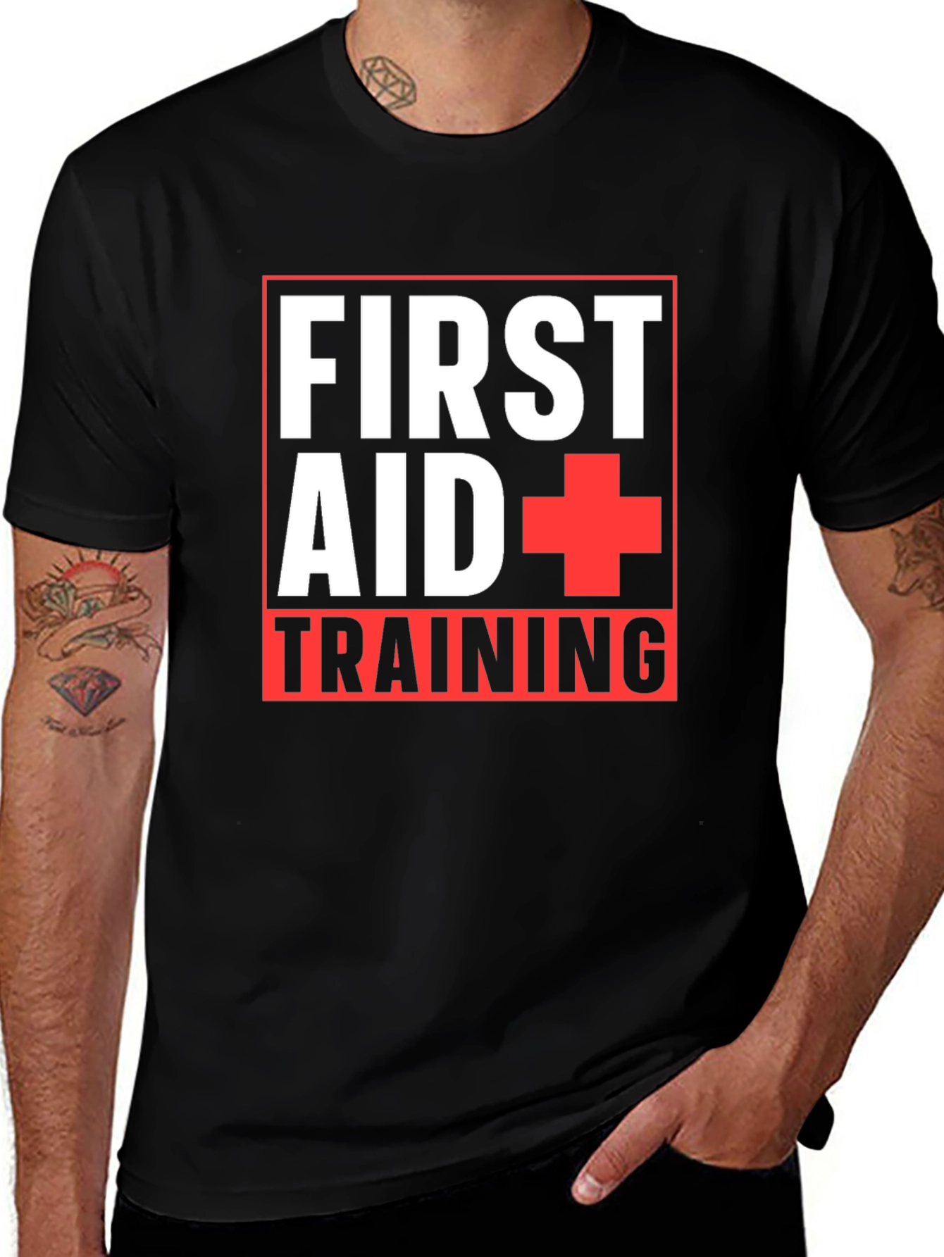 Variant 22 of First Aid Training Crew Neck T-Shirt