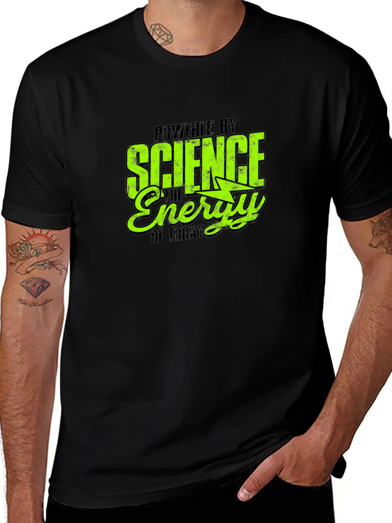Variant 8 of Science Energy T-Shirt - Black