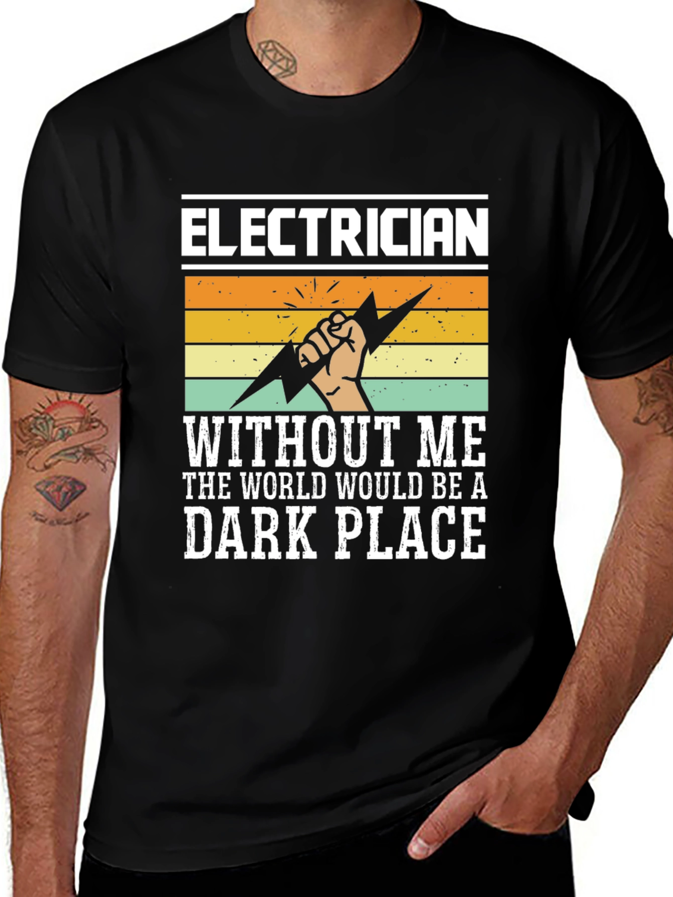 Variant 23 of Electrician Dark Place Graphic T-Shirt