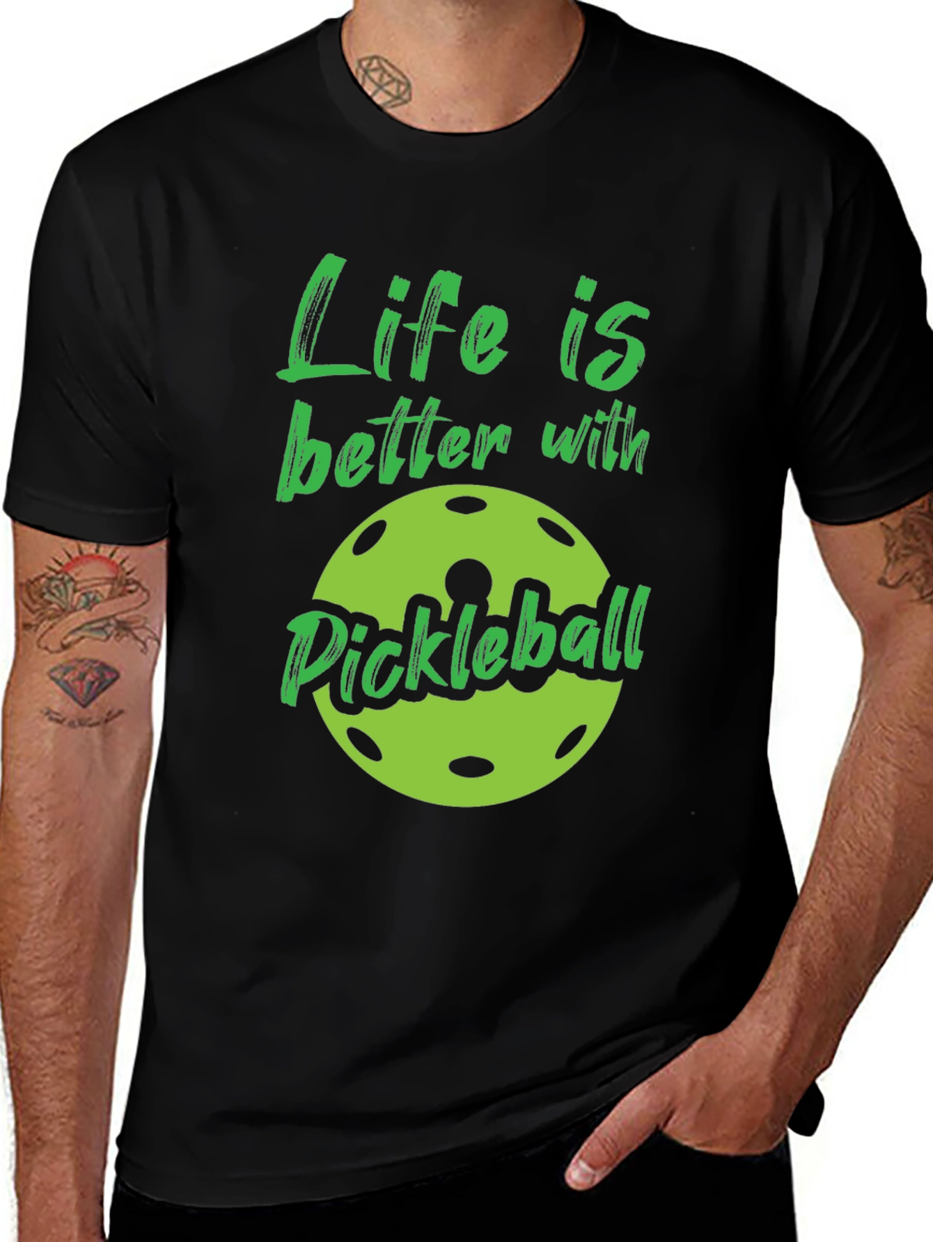 Variant 26 of Life is Better with Pickleball - Graphic Tee