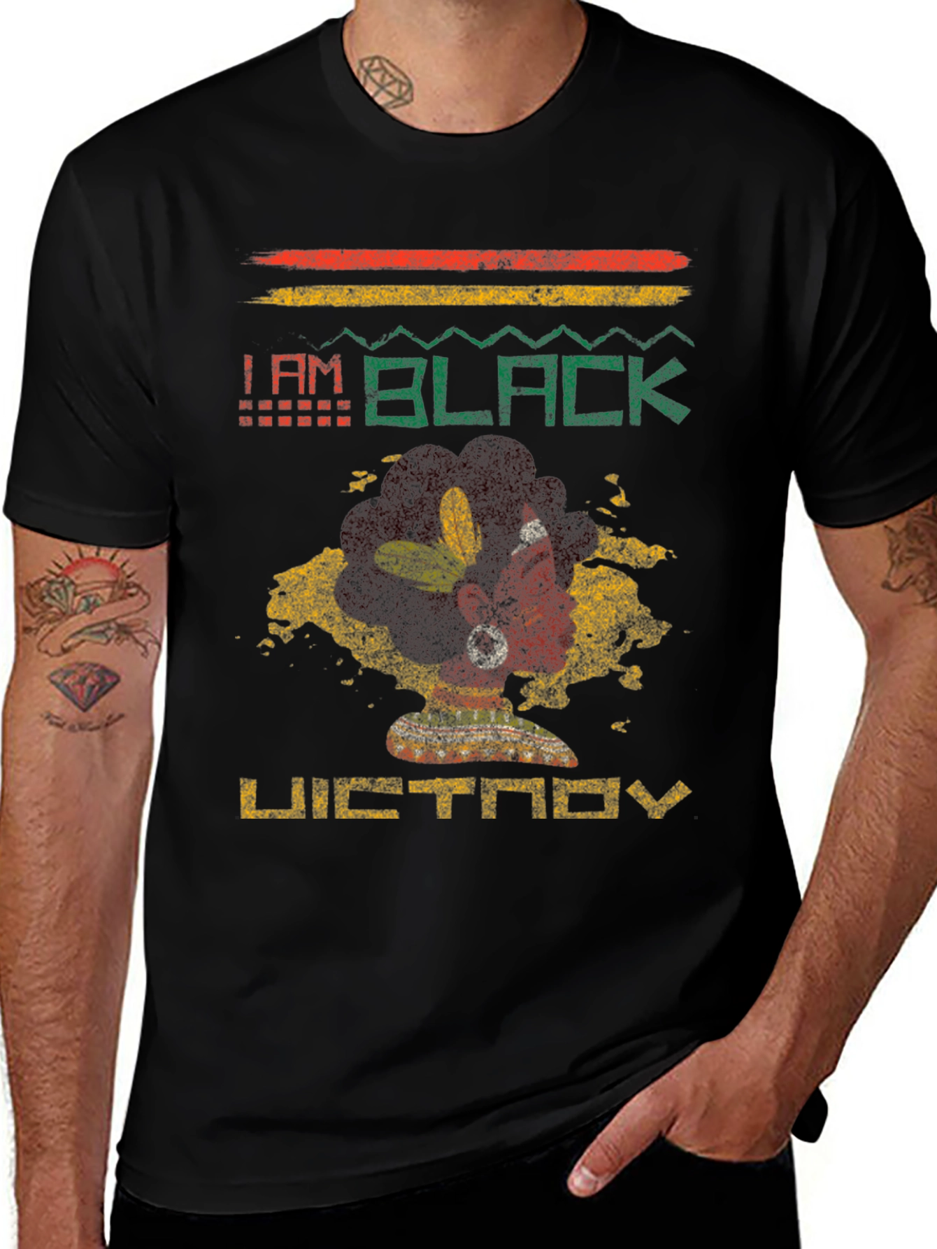 Variant 29 of I Am Black Victory T-Shirt