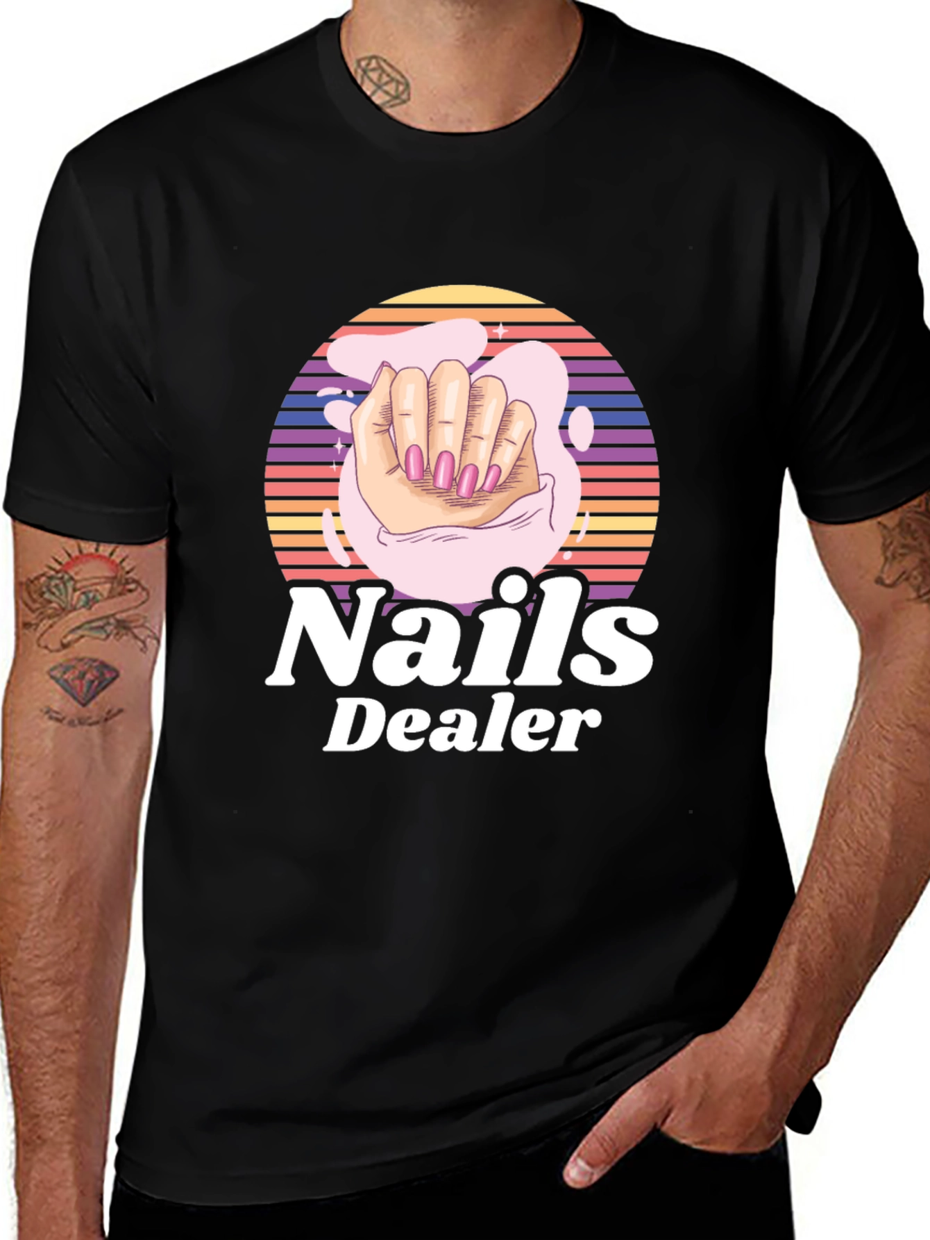 Variant 7 of Nails Dealer Graphic T-Shirt