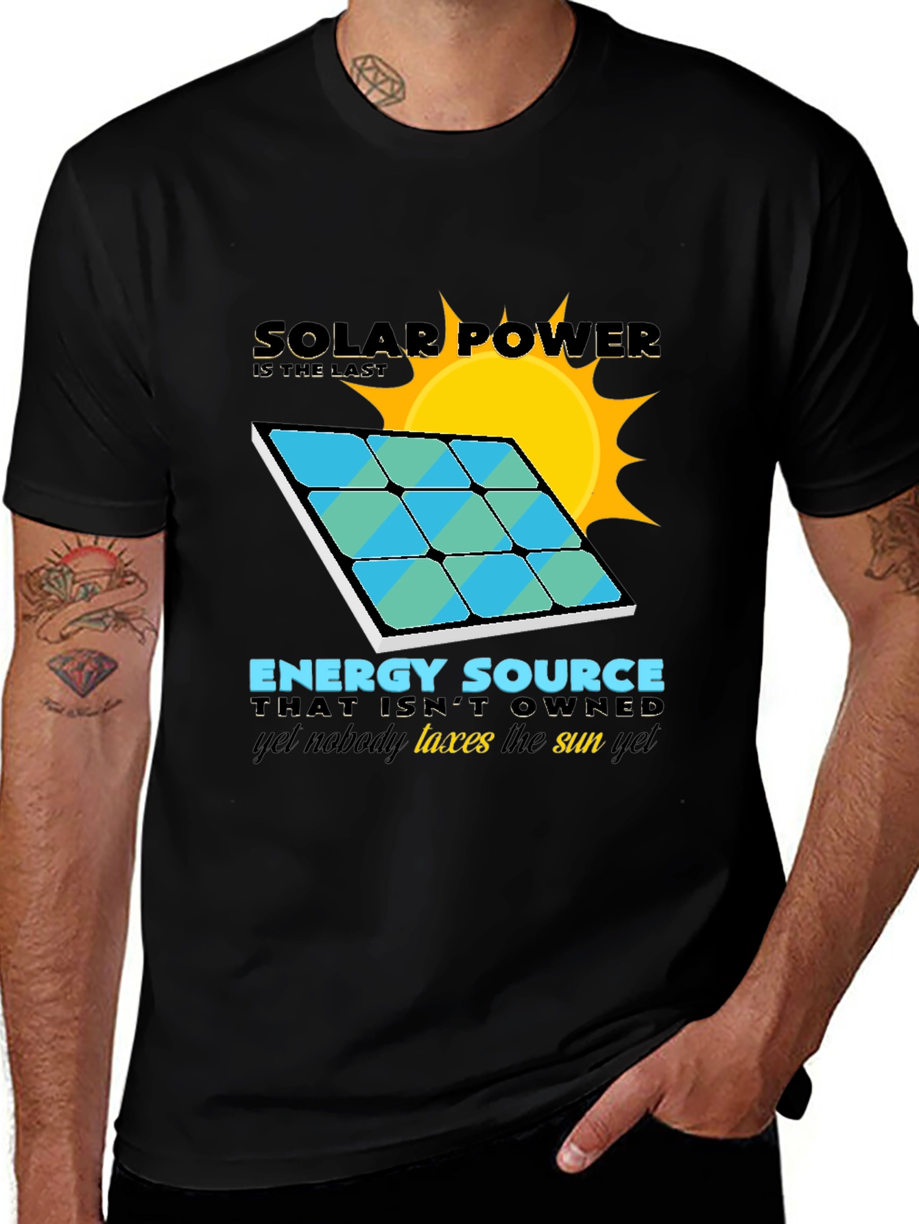 Solar Power Energy Source T-Shirt