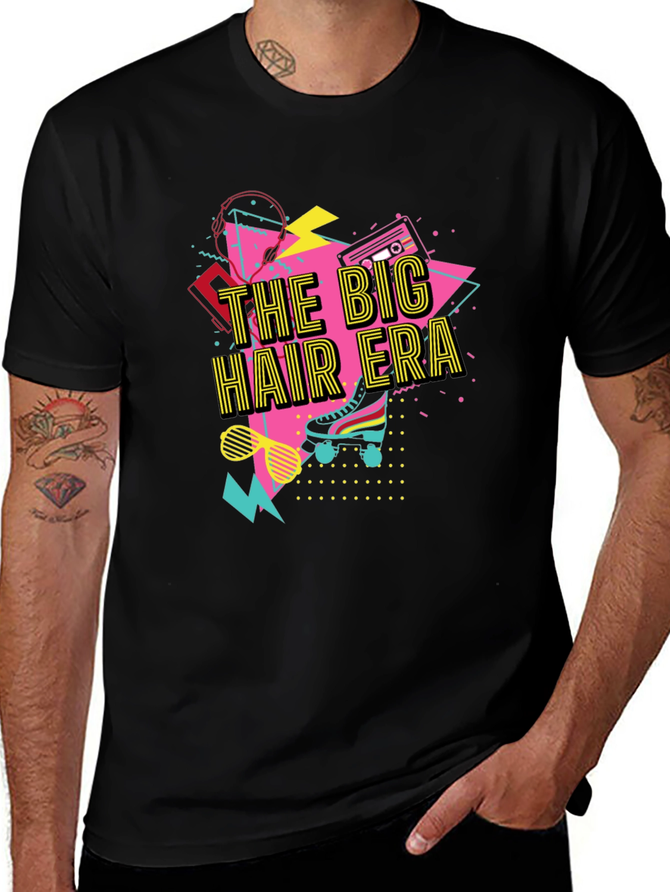 Variant 5 of Retro 80s Style Graphic Tee