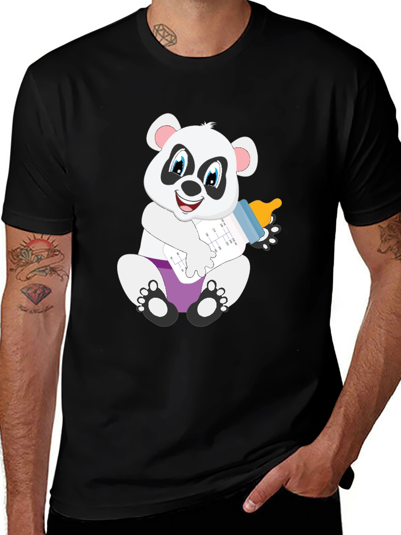 Variant 9 of Panda Baby Bottle T-Shirt