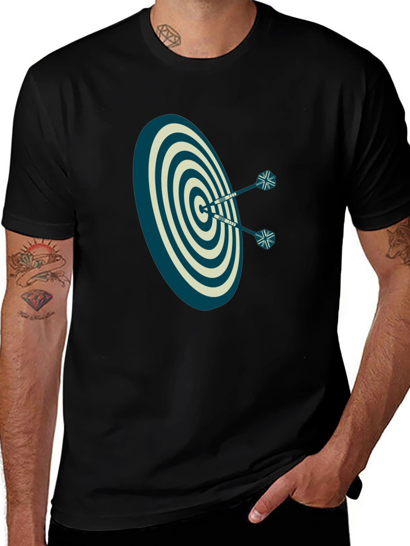 Variant 13 of Dartboard T-Shirt - Classic Graphic Tee
