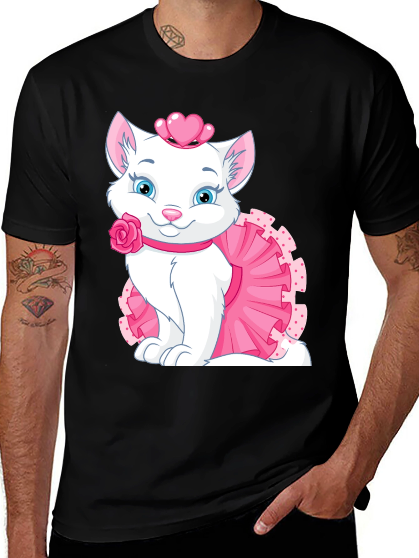 Variant 12 of Cat Princess Graphic T-Shirt