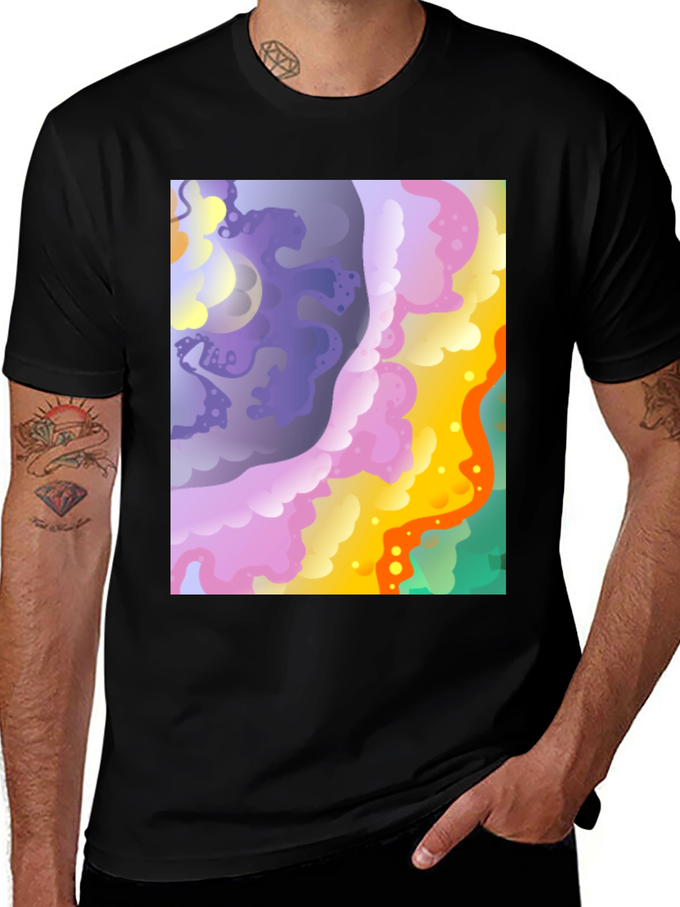 Variant 28 of Abstract Art T-Shirt - Modern Graphic Tee