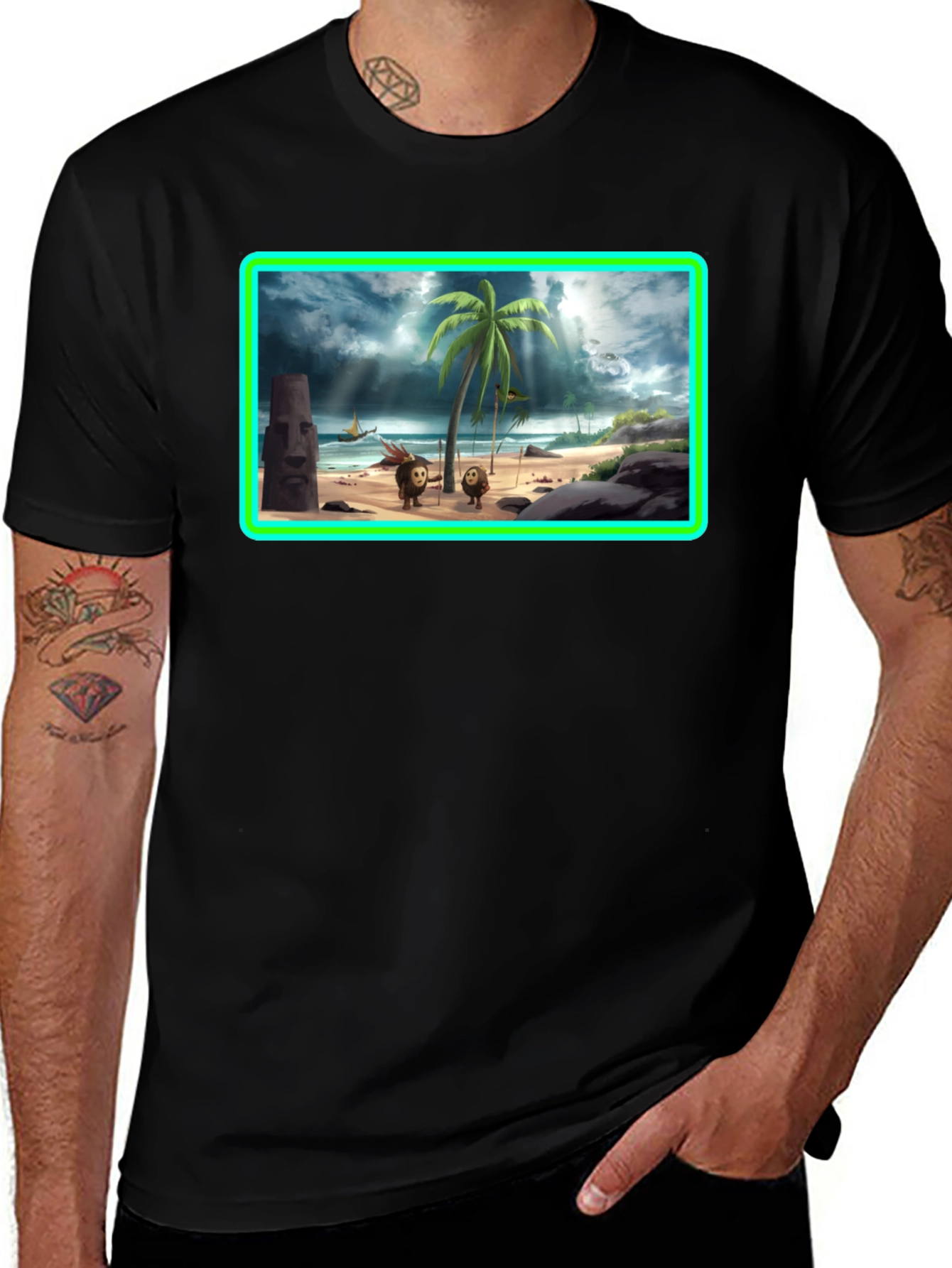 Variant 7 of Tropical Island T-Shirt