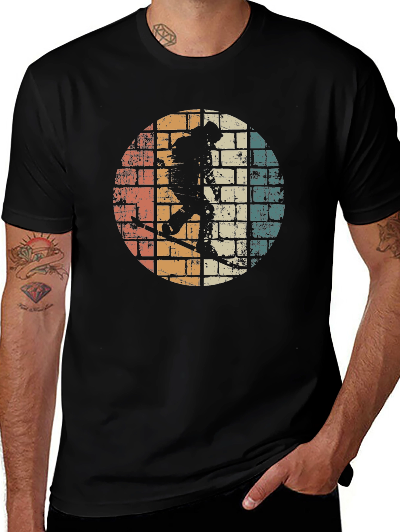 Variant 21 of Retro Skiing T-Shirt - Vintage Style