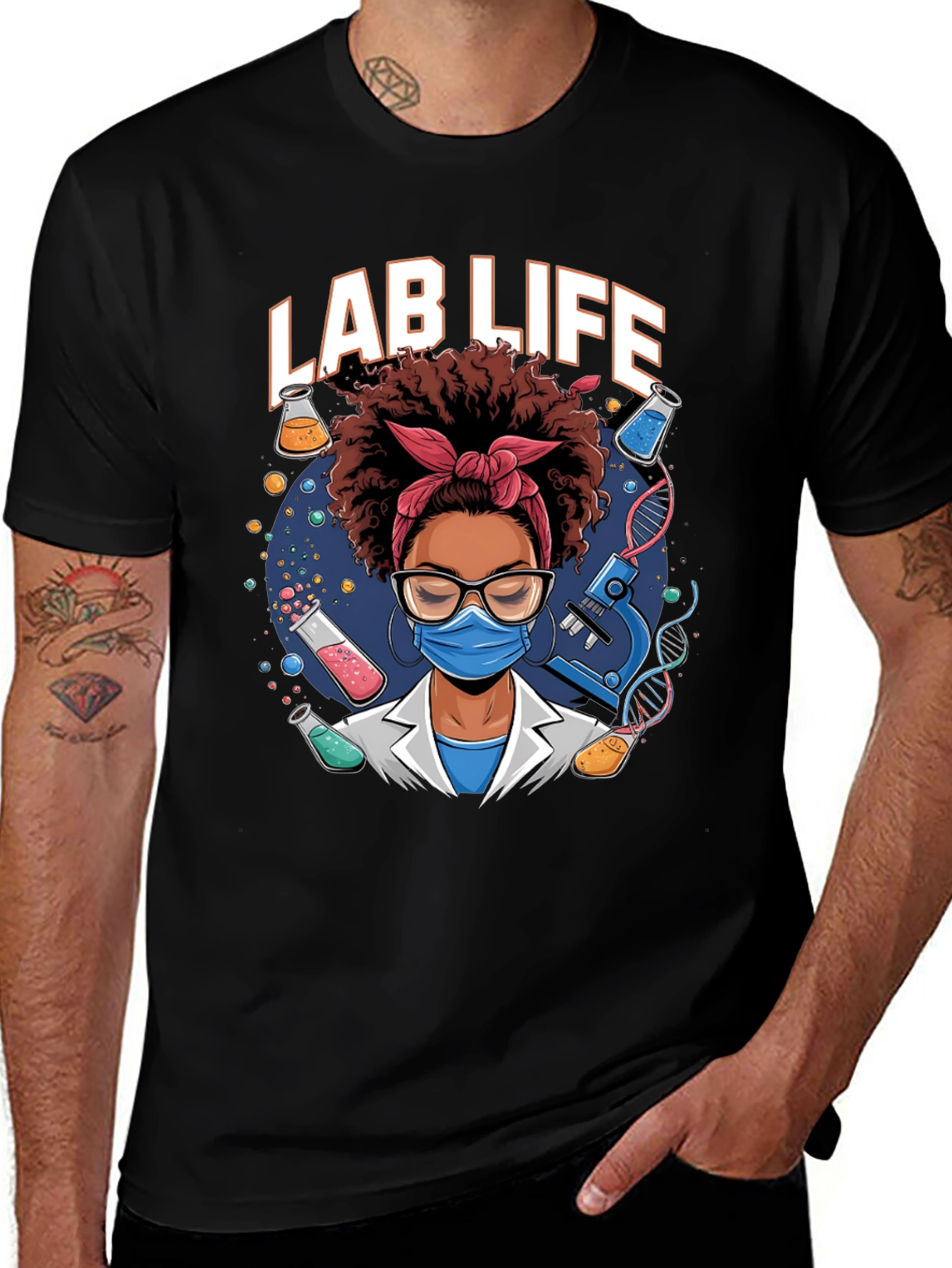 Lab Life Graphic Tee - Scientist T-Shirt