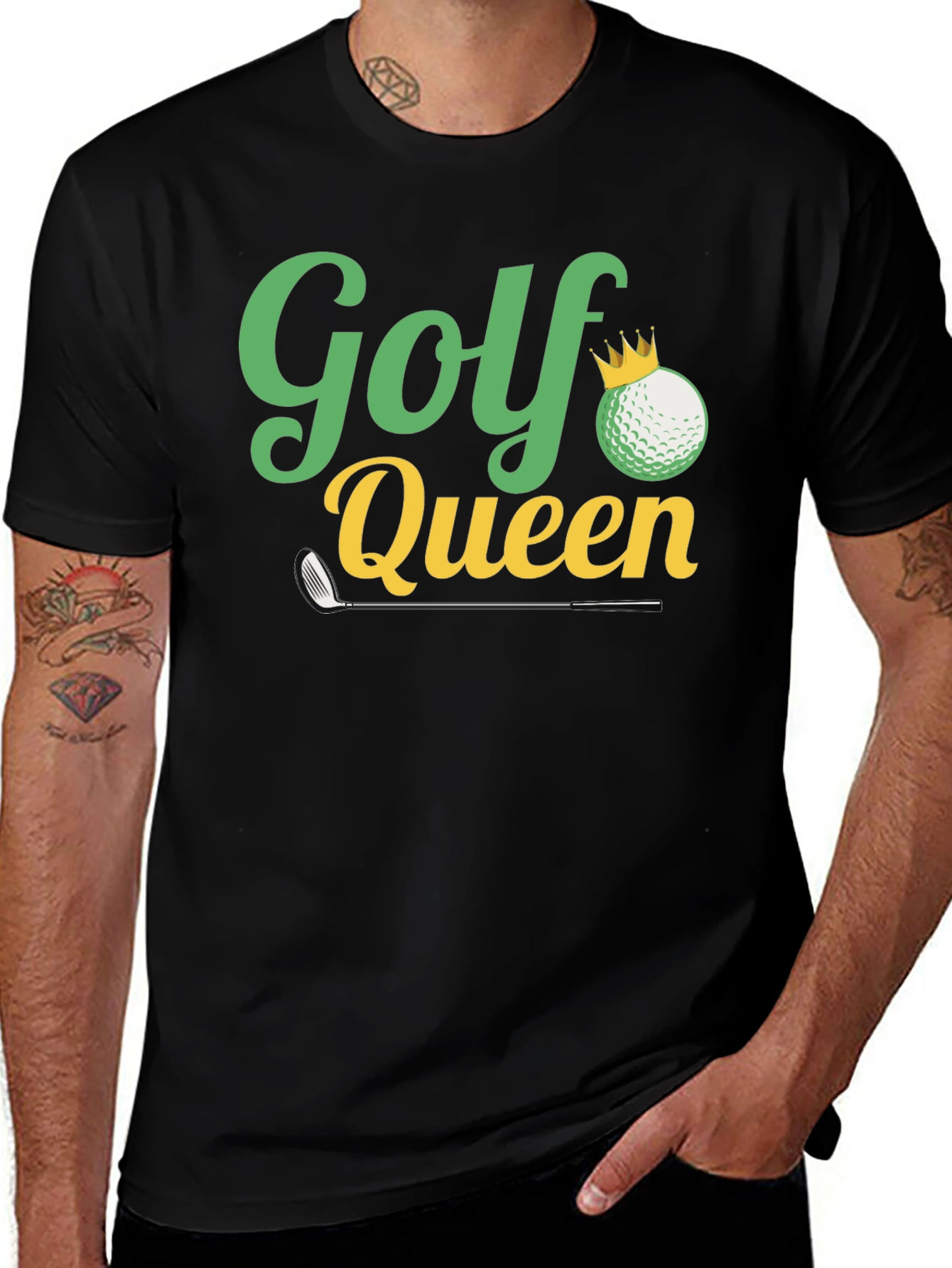 Variant 30 of Golf Queen T-Shirt - Novelty Golf Apparel
