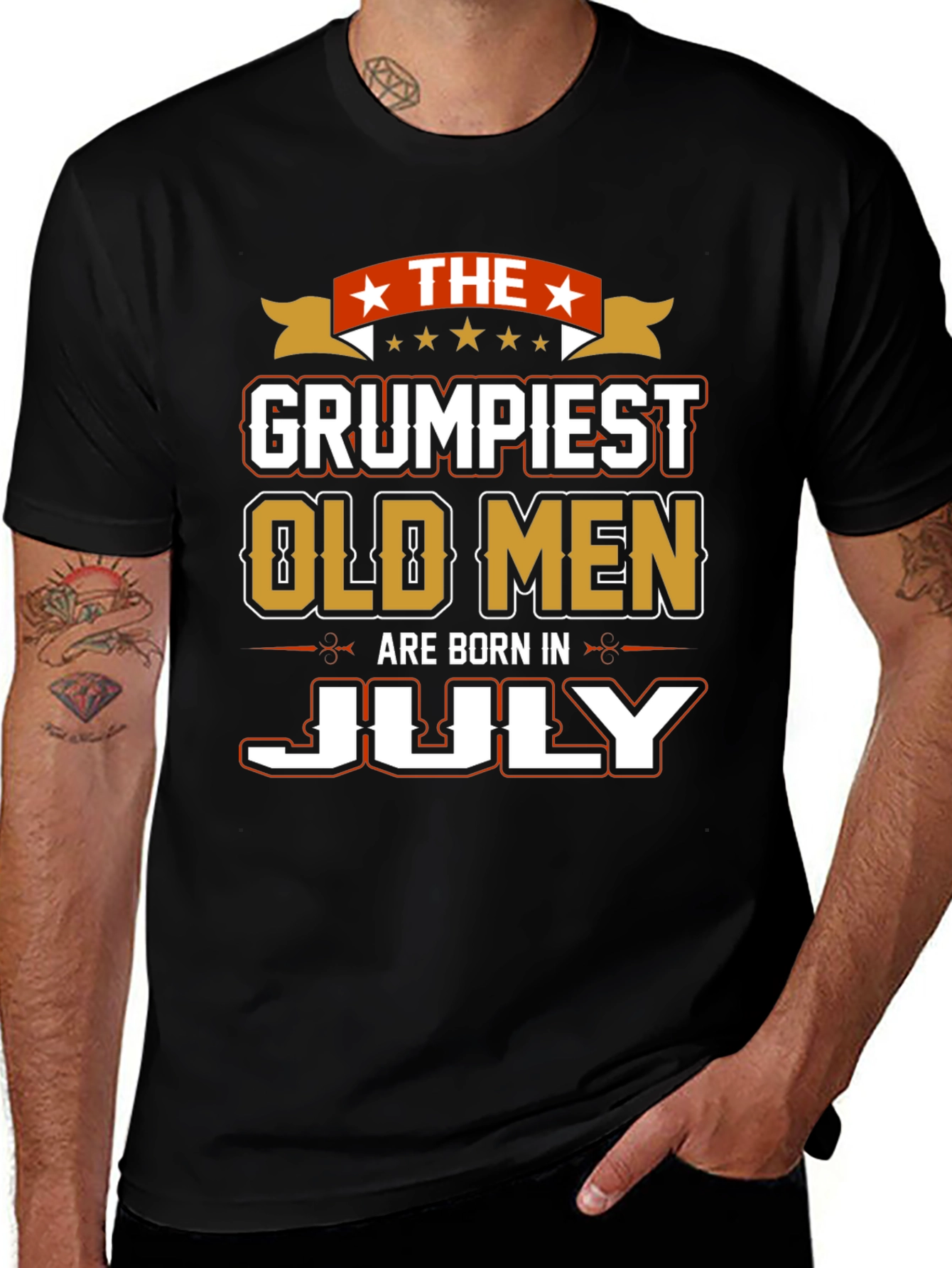 Grumpiest Old Men Born in July T-Shirt