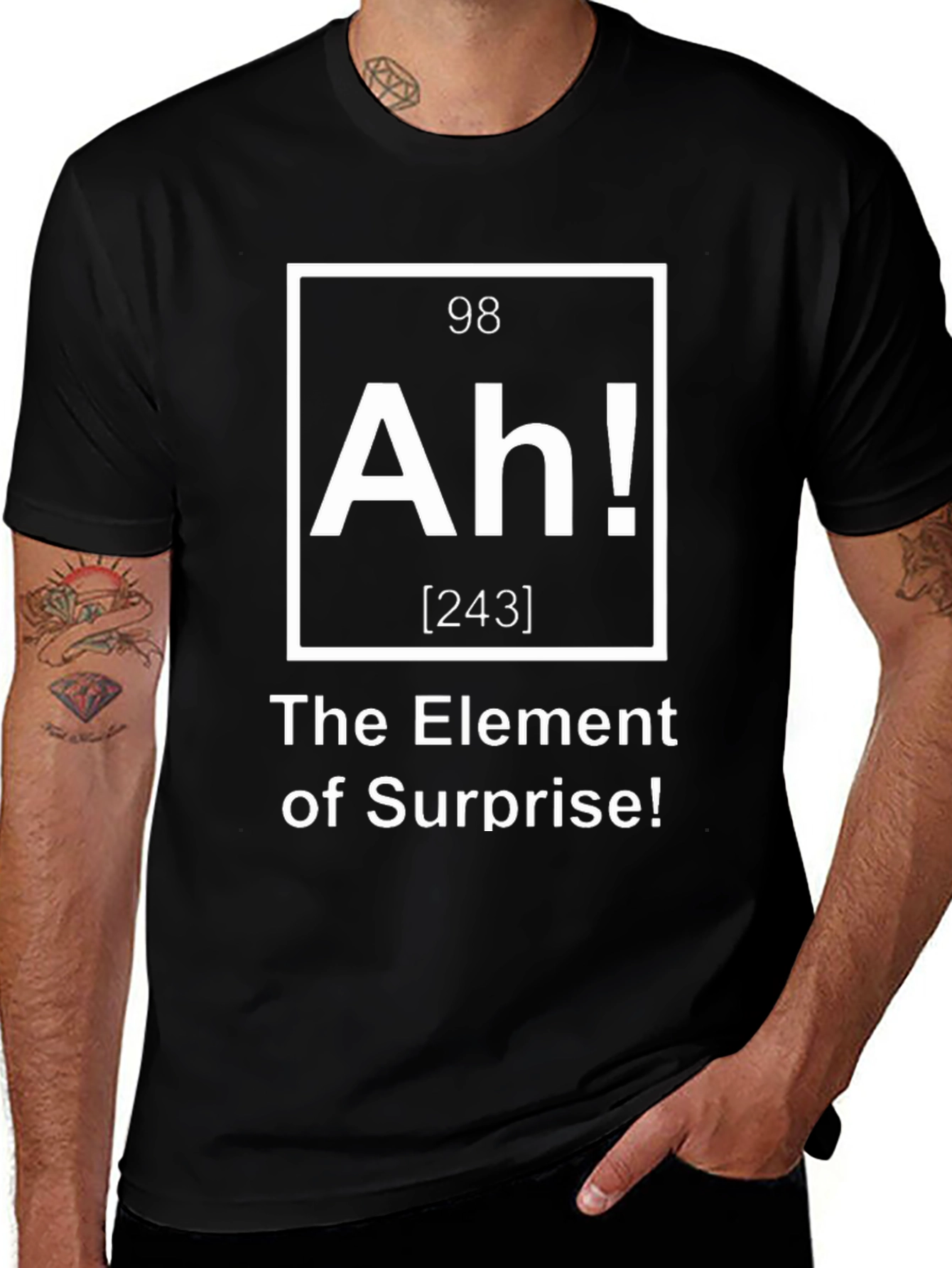 Variant 20 of Element of Surprise T-Shirt - Funny Science Tee