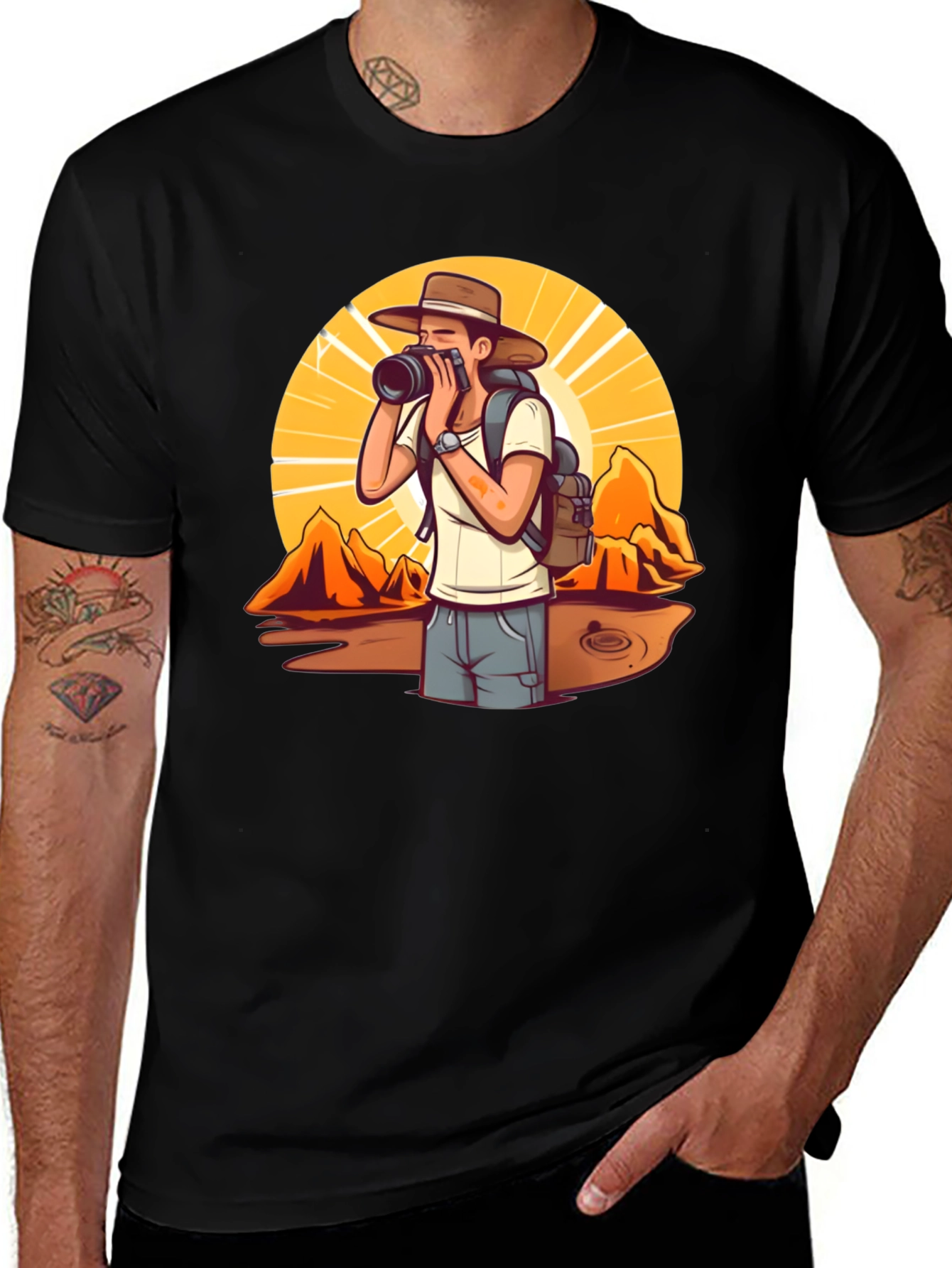 Variant 11 of Photographer Graphic T-Shirt - Adventure Ready