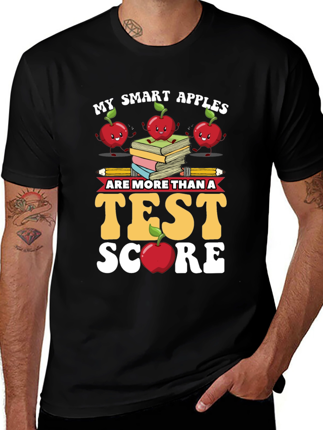 Smart Apples Teacher T-Shirt: More Than a Test Score