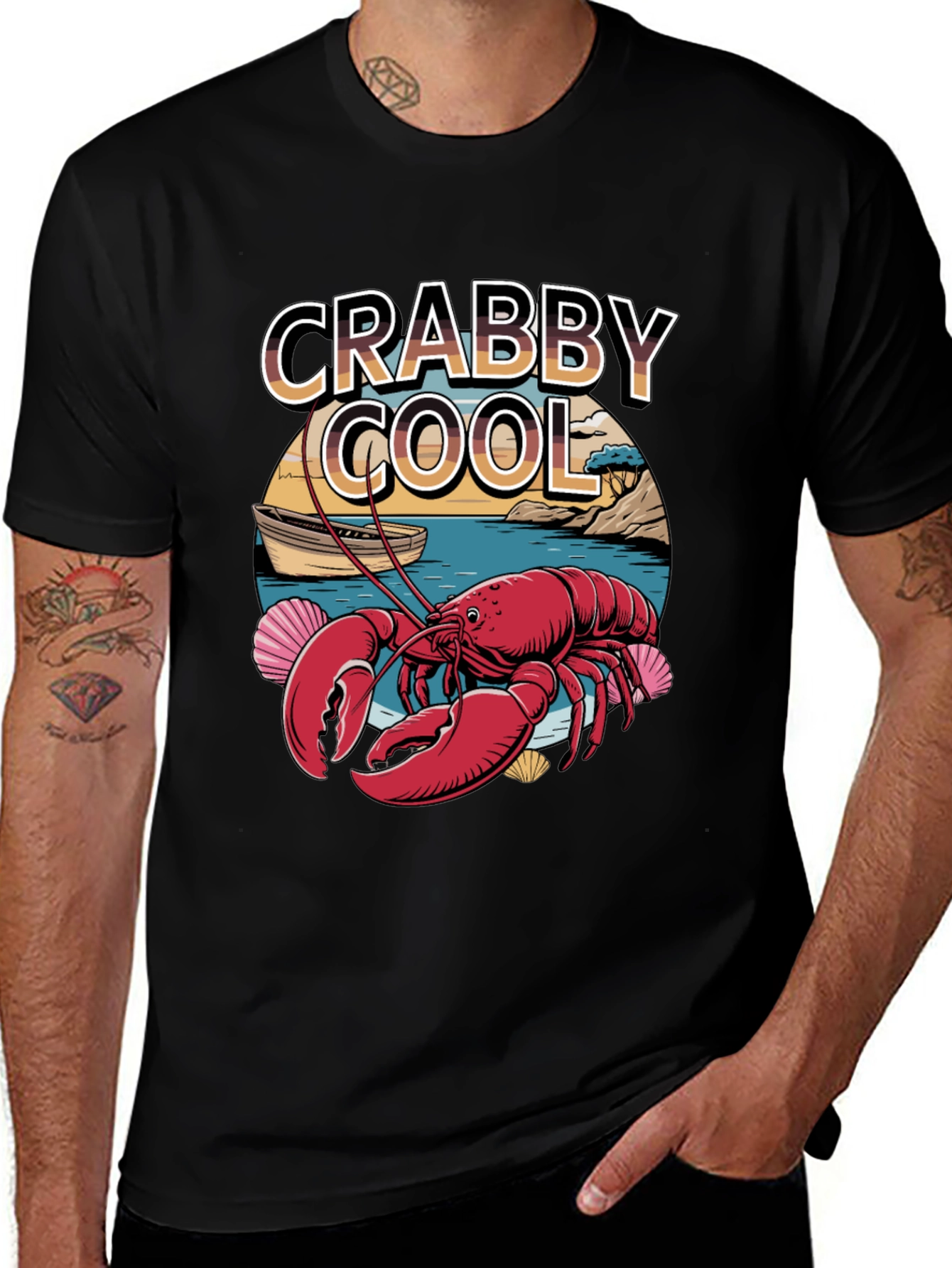 Crabby Cool Graphic Tee